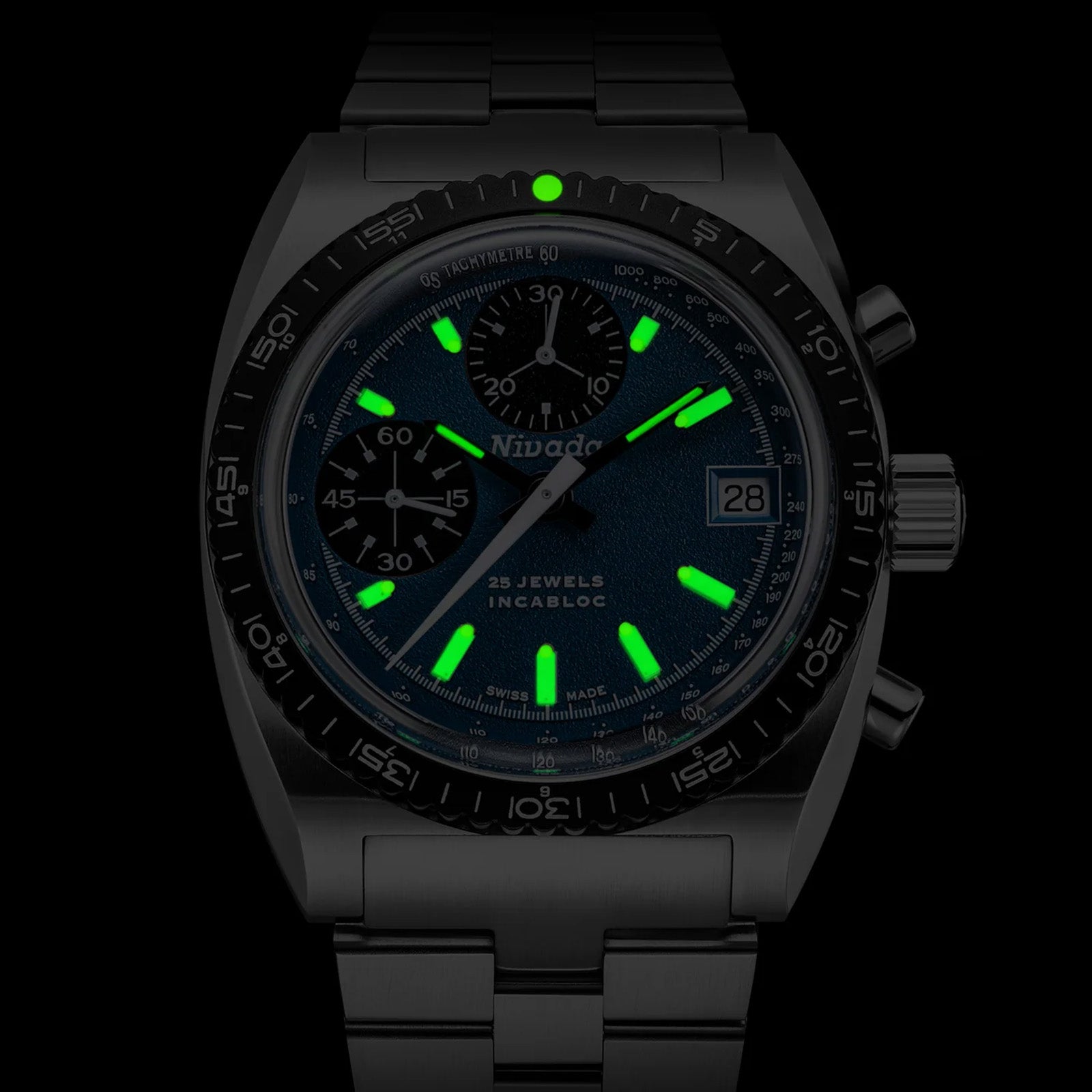 Nivada Grenchen Autochron Blue 77003A45 - limitacja 100 sztuk