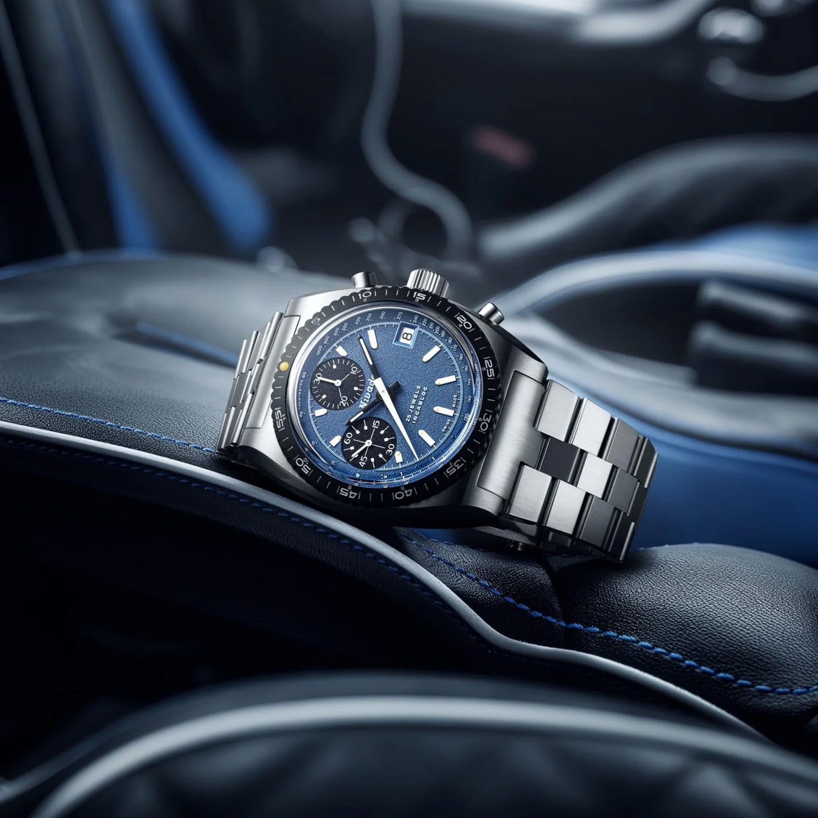 Nivada Grenchen Autochron Blue 77003A45 - limitacja 100 sztuk