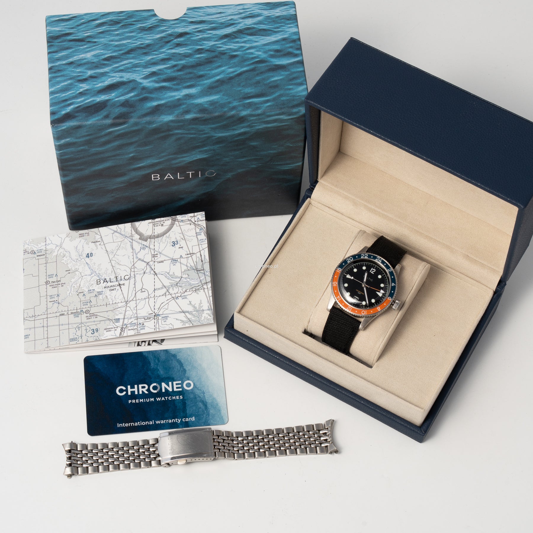 Baltic Aquascaphe GMT Orange