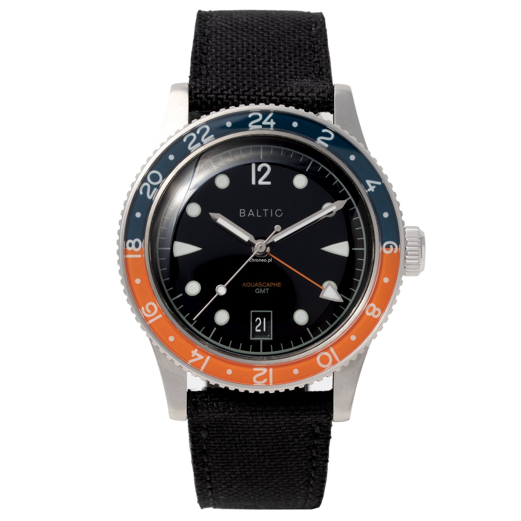 Baltic Aquascaphe GMT Orange 39 mm