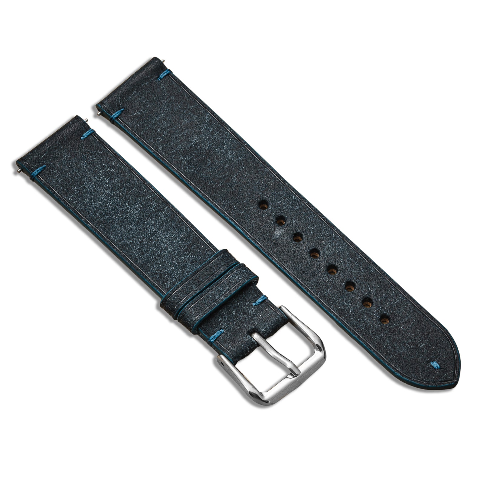 Hand-stitched Badalassi Carlo Trio Navy/Blue