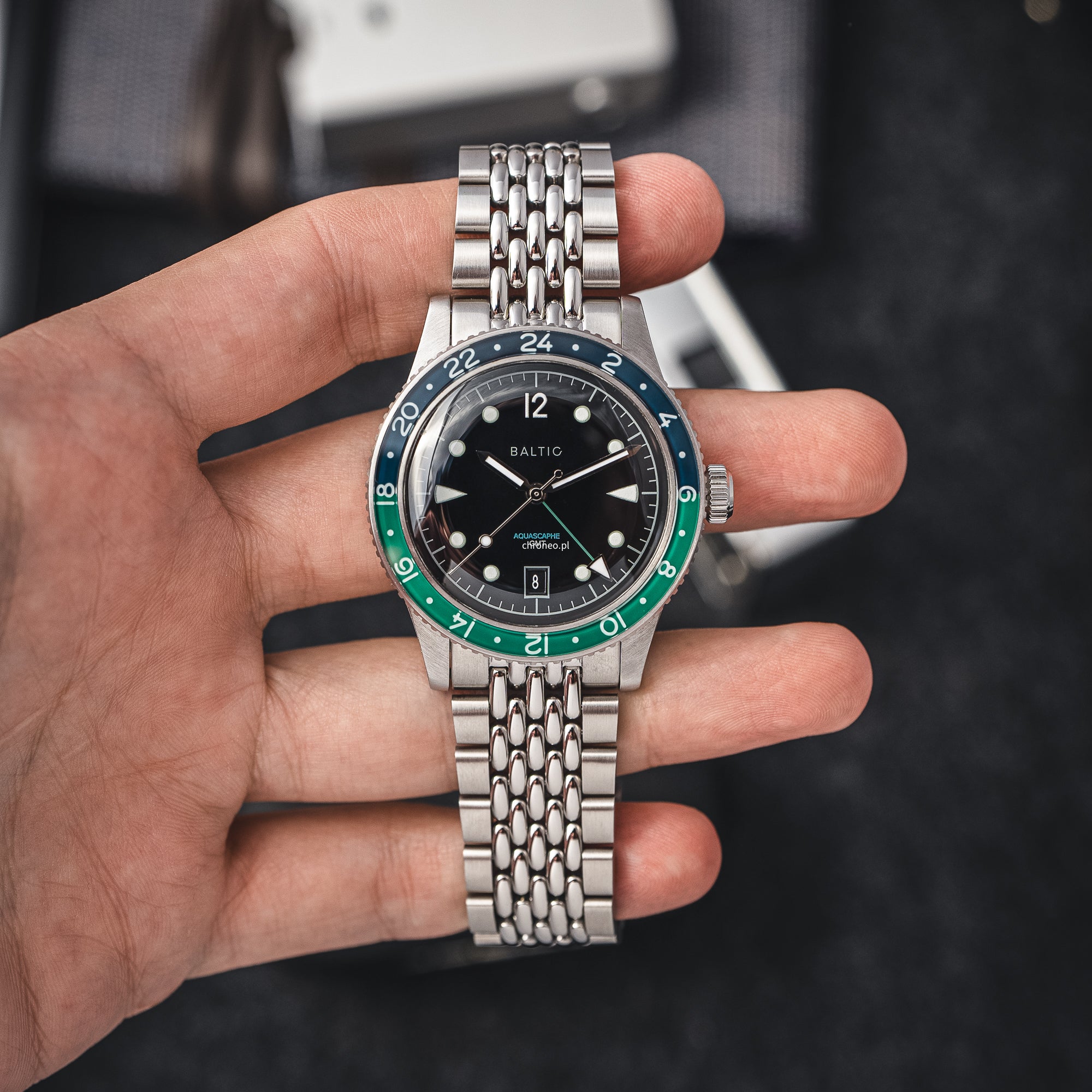 Baltic Aquascaphe GMT Green