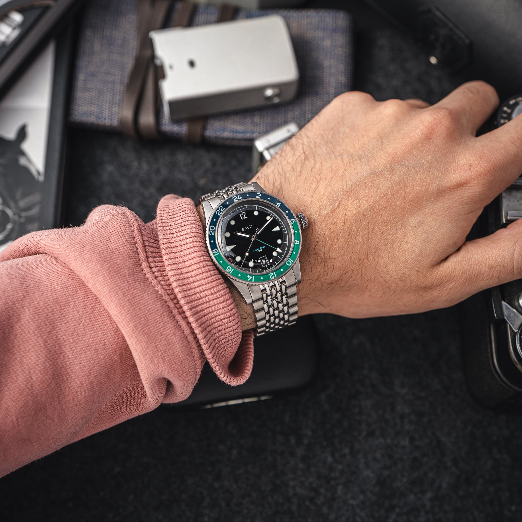 Baltic Aquascaphe GMT Green