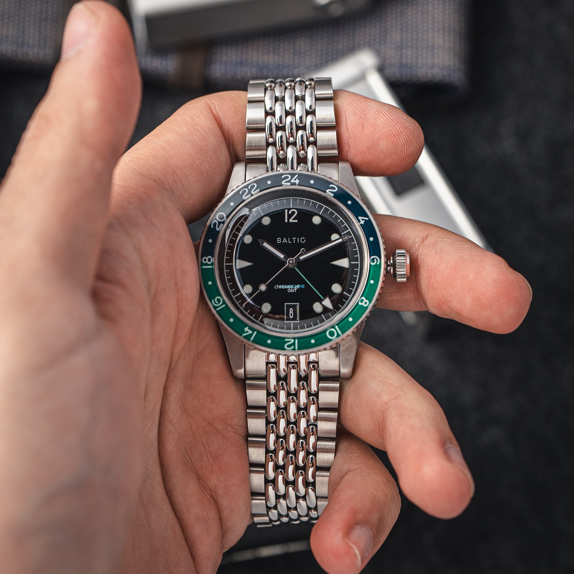 Baltic Aquascaphe GMT Green