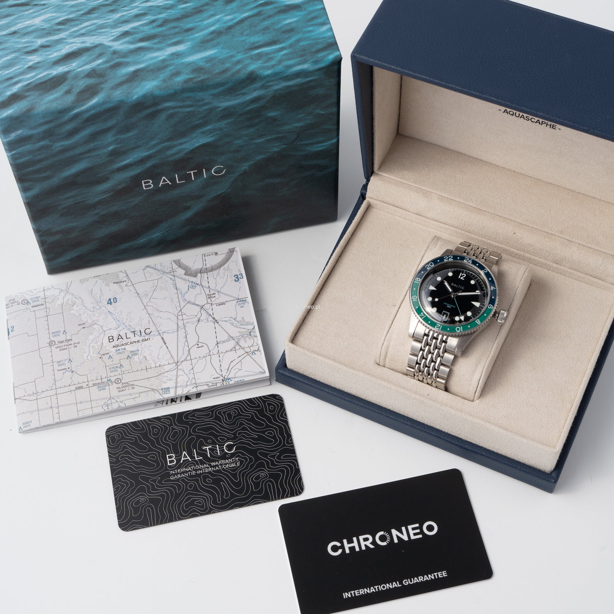 Baltic Aquascaphe GMT Green