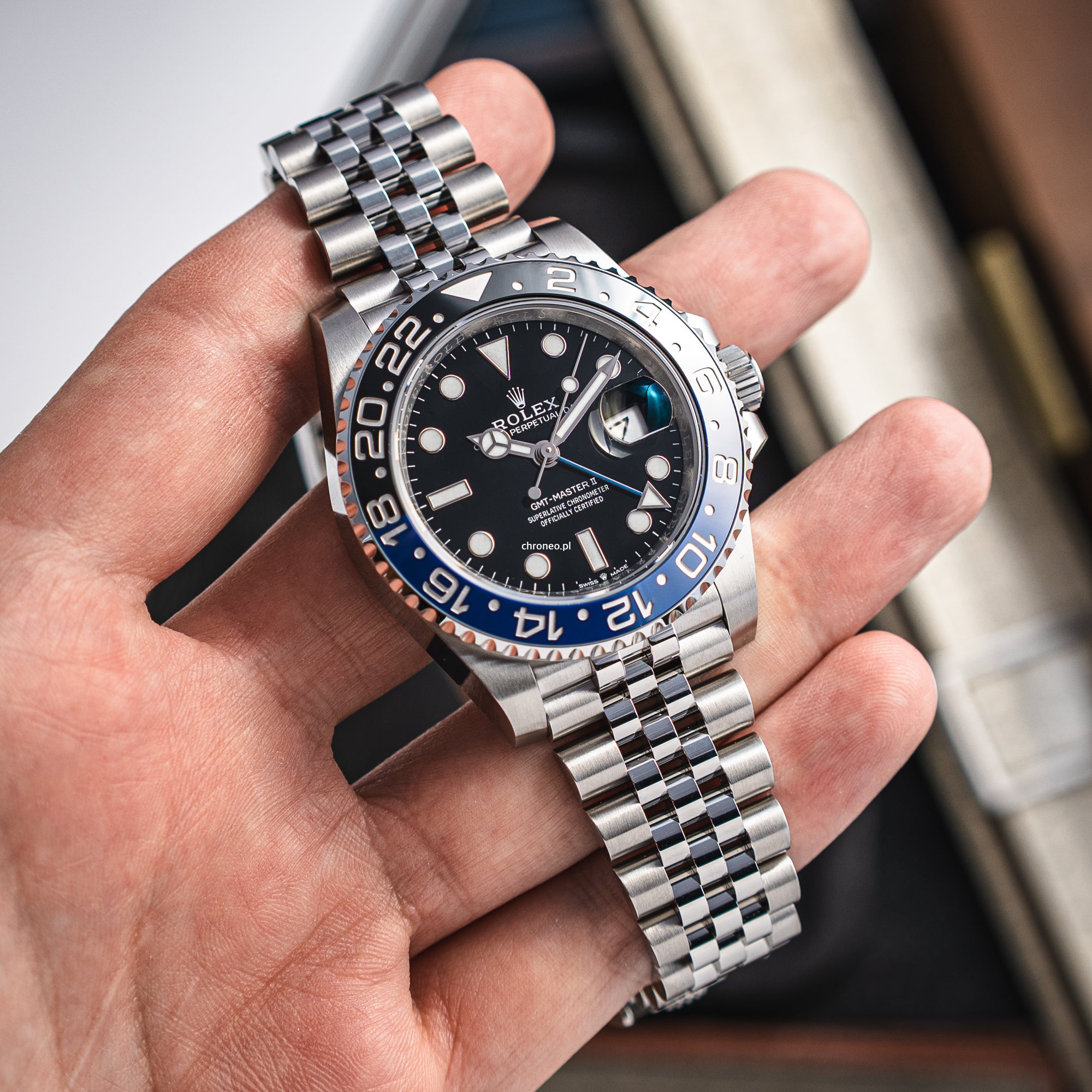 Rolex GMT-Master II 40mm 126710BLNR full set BATMAN