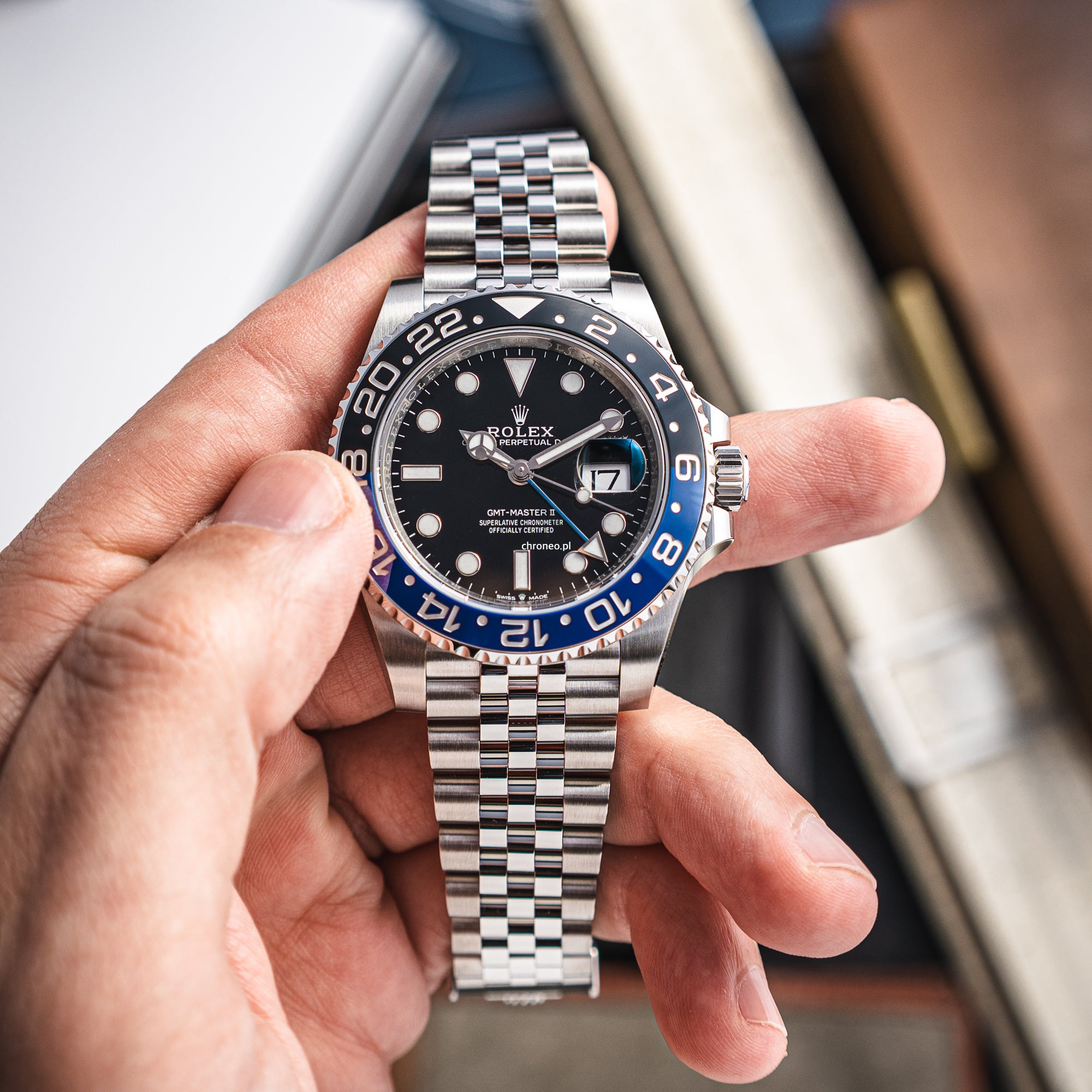 Rolex GMT-Master II 40mm 126710BLNR full set BATMAN