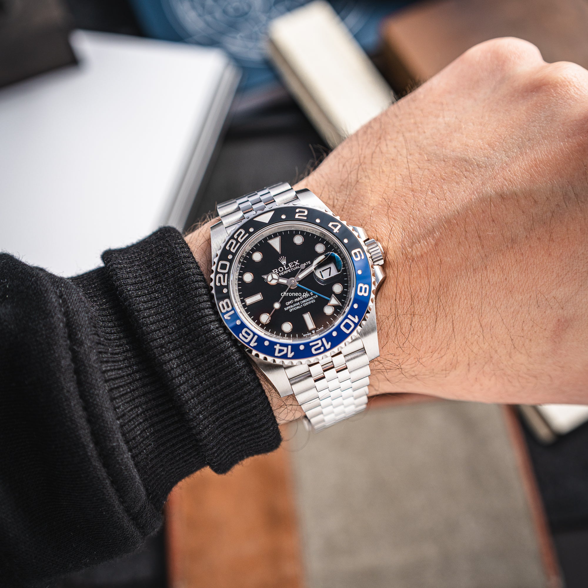 Rolex GMT-Master II 40mm 126710BLNR full set BATMAN