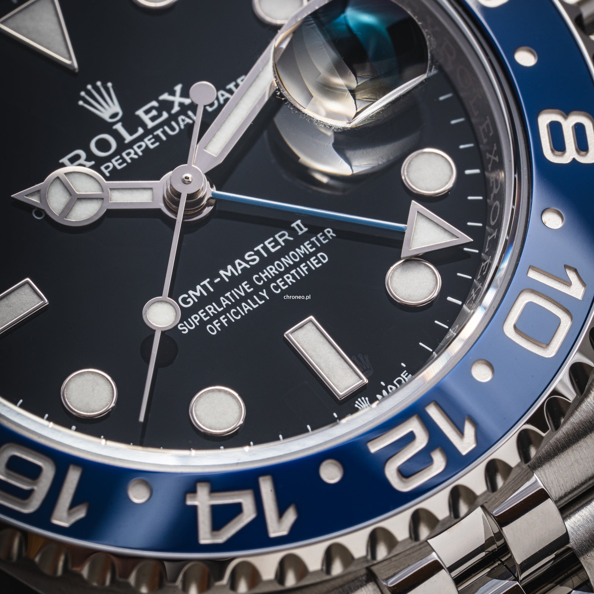 Rolex GMT-Master II 40mm 126710BLNR full set BATMAN