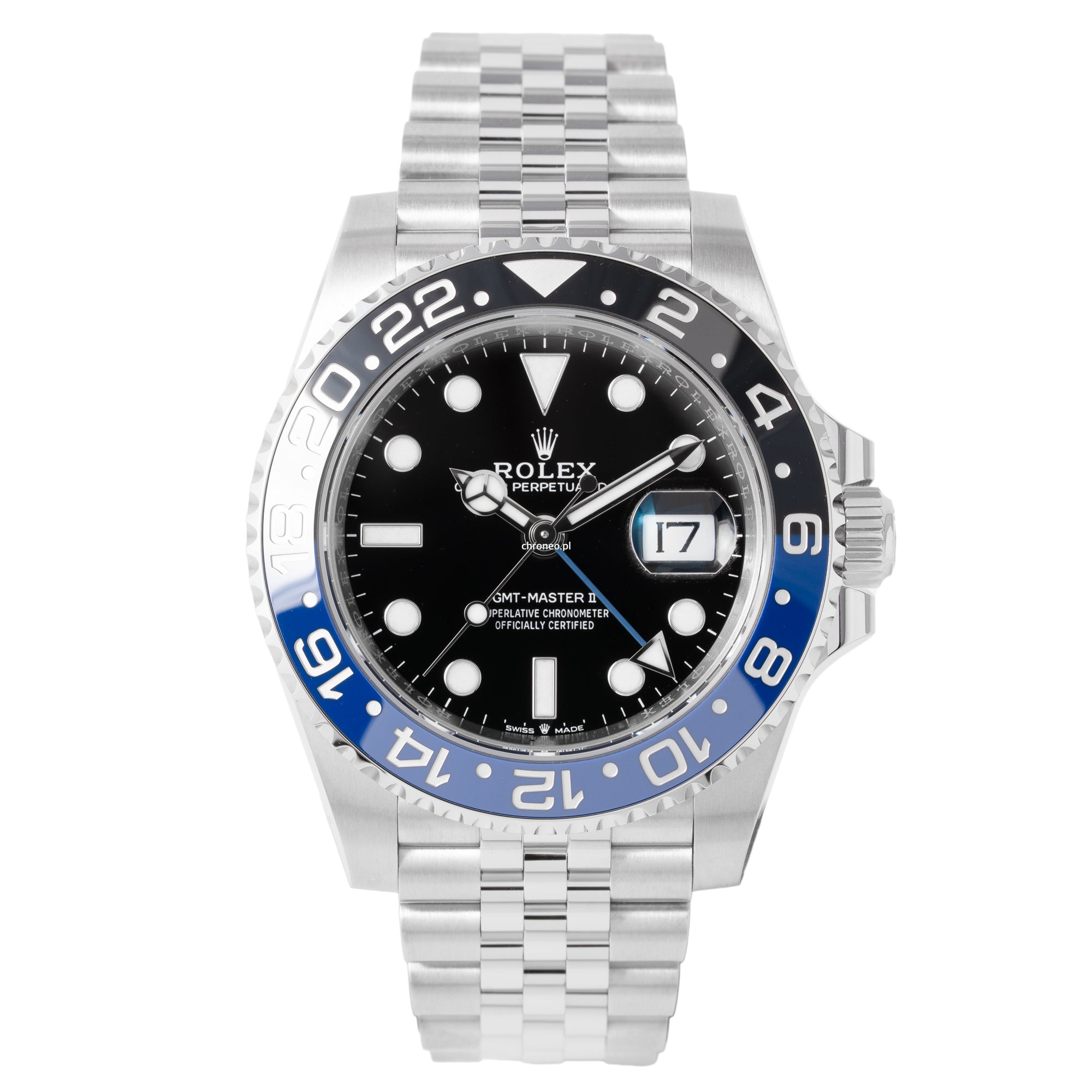 Rolex GMT-Master II 40mm 126710BLNR full set BATMAN
