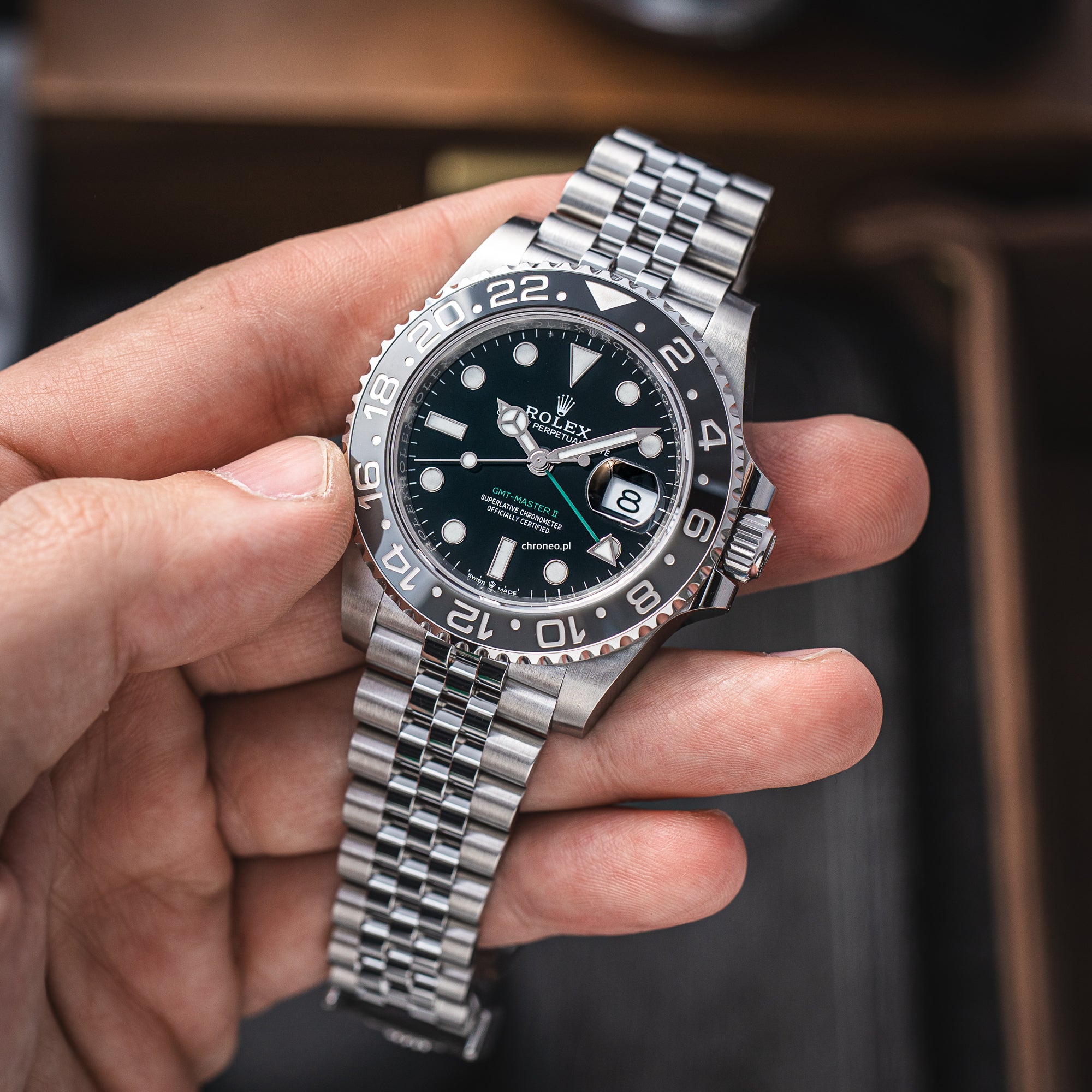 Rolex GMT-Master II 126710GRNR full set Bruce Wayne NEW