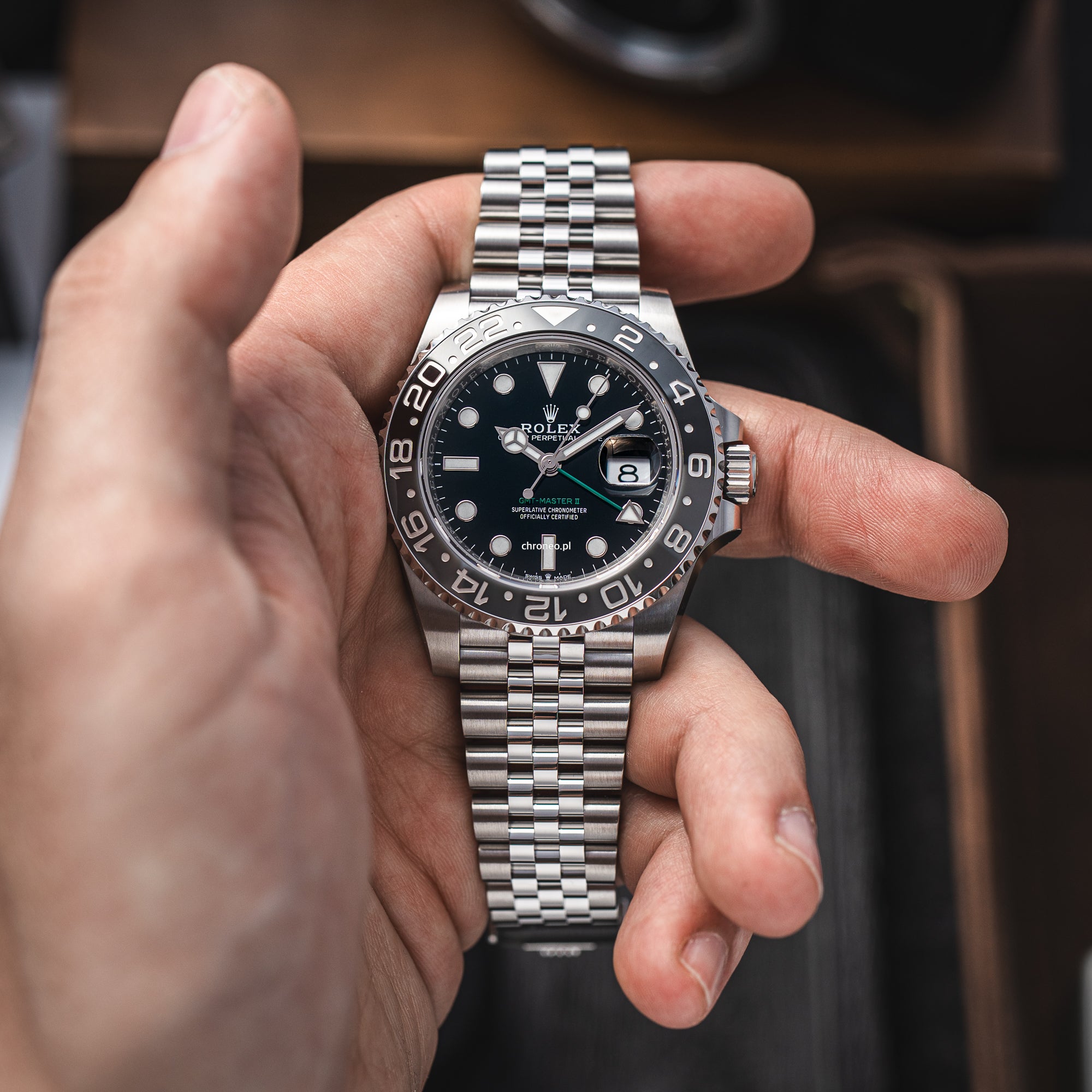 Rolex GMT-Master II 126710GRNR full set Bruce Wayne NEW