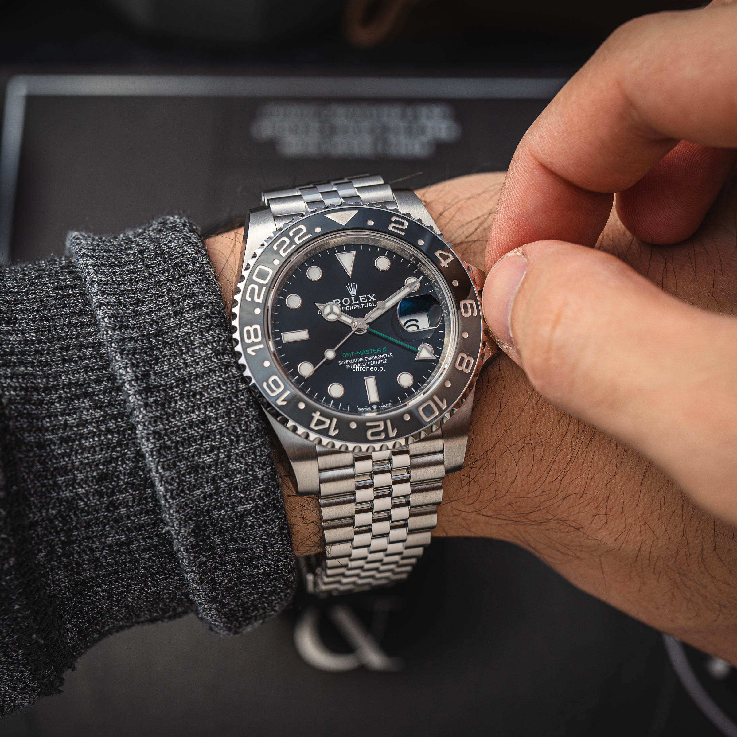 Rolex GMT-Master II 126710GRNR "Bruce Wayne"