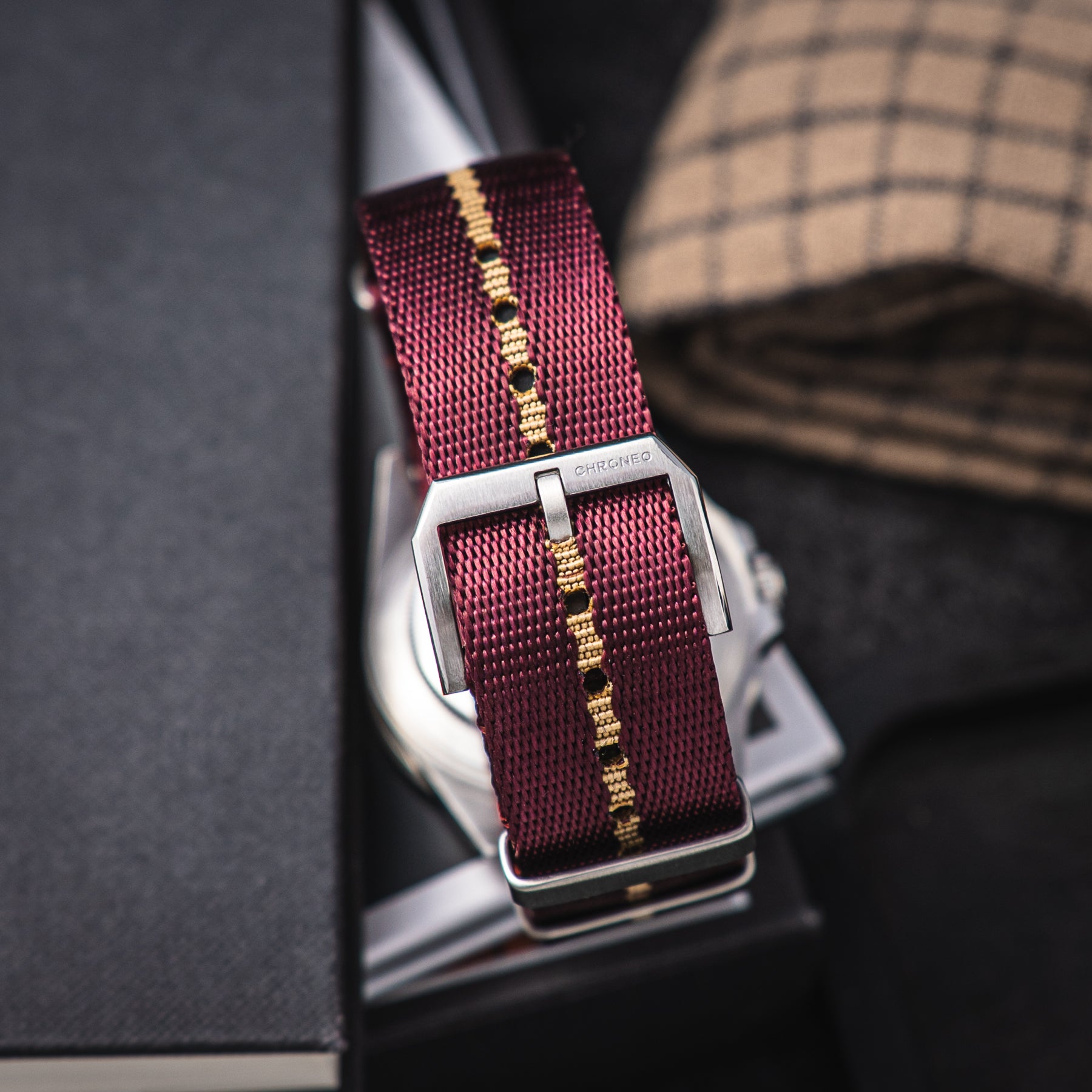 NATO Maroon/Khaki - Bordowo-beżowy