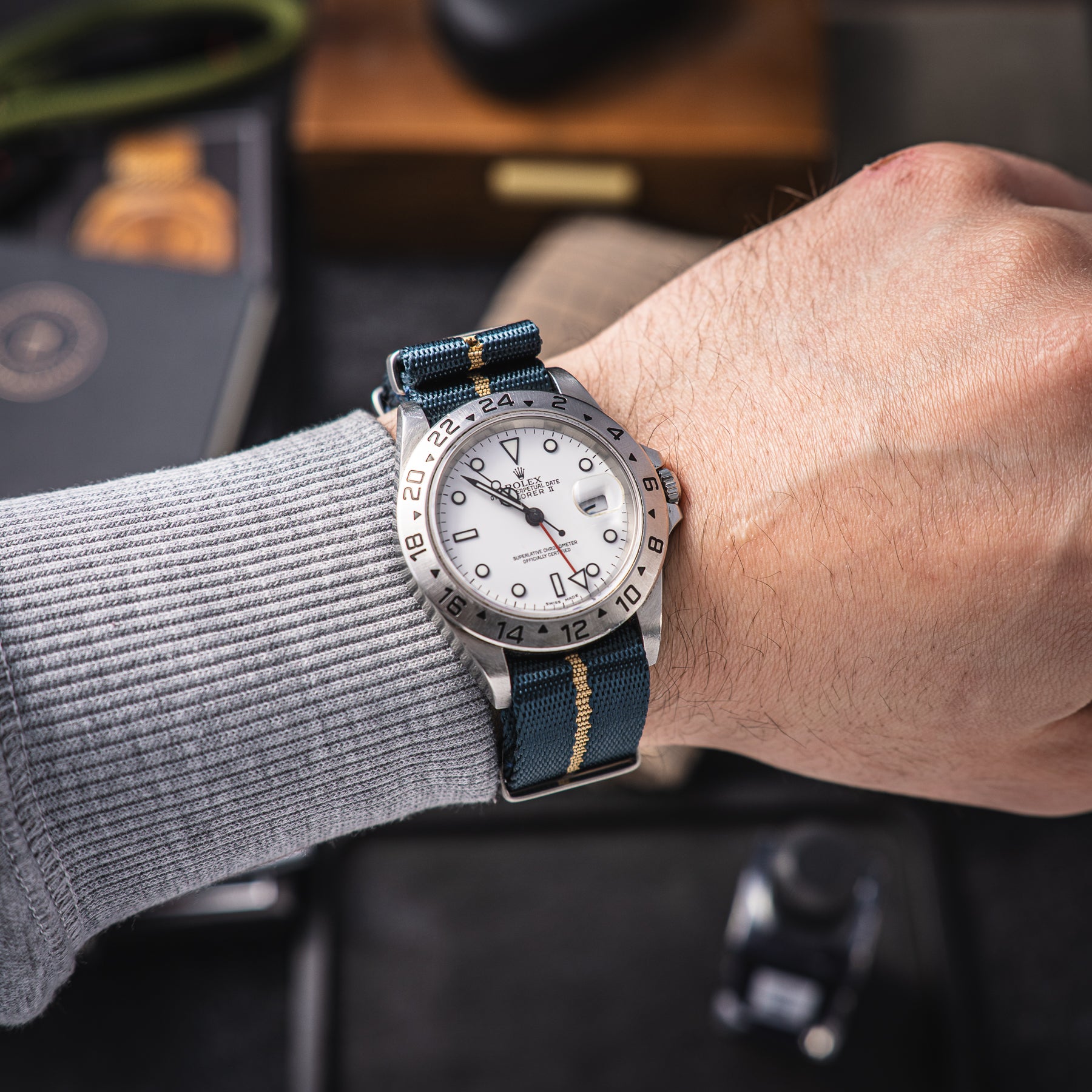 NATO Blue/Khaki - Niebiesko-beżowy