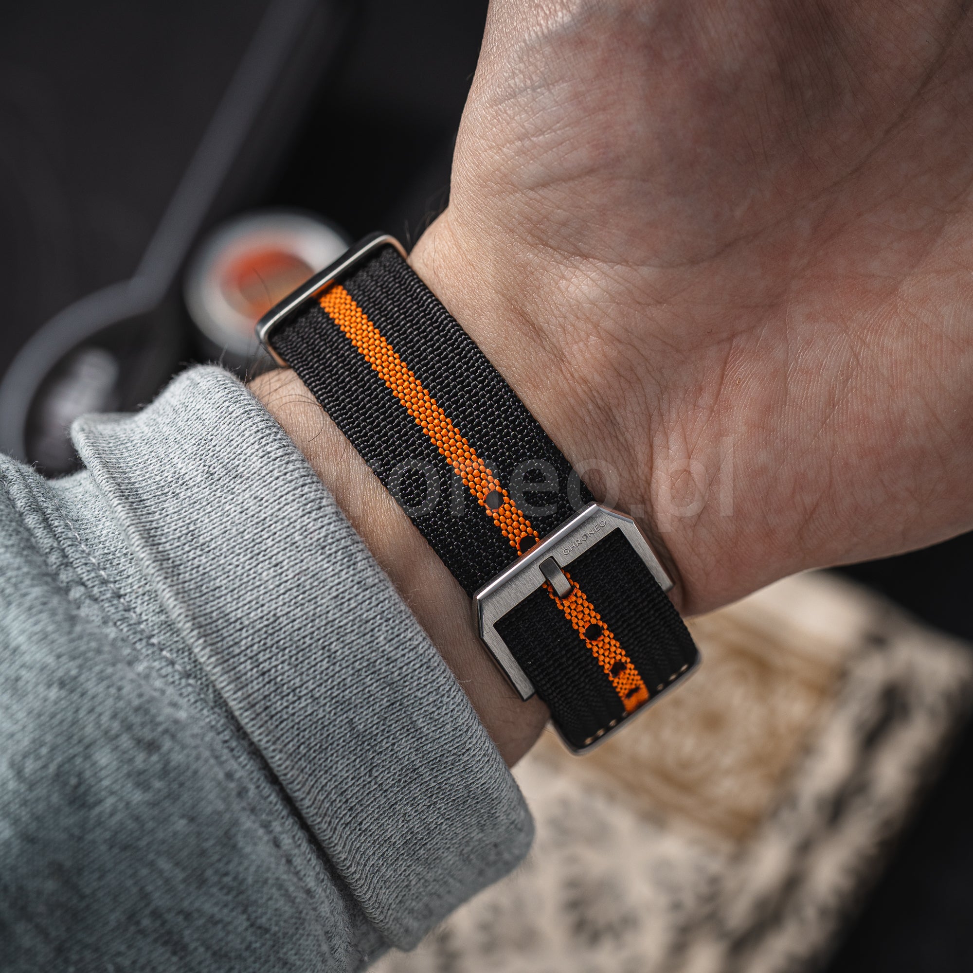 NATO Black/Orange - Czarno-pomarańczowy