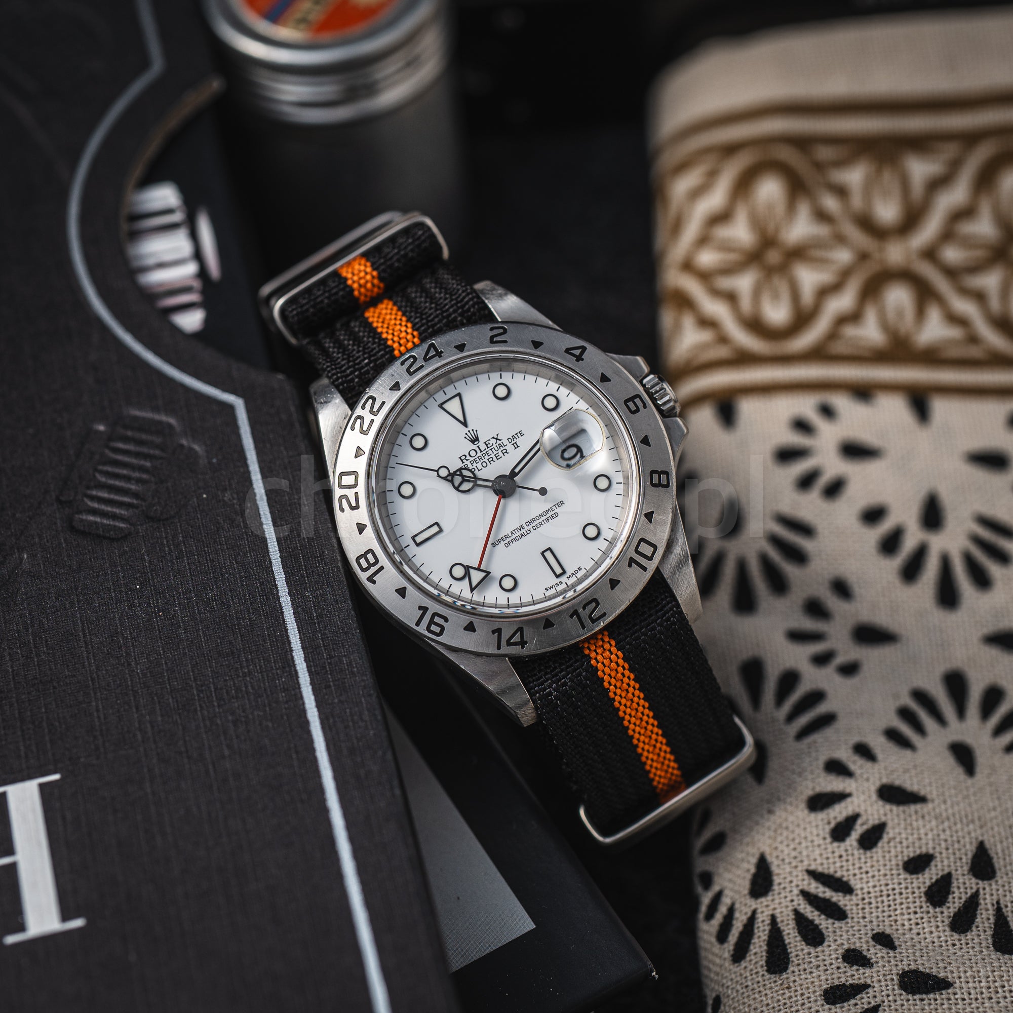 NATO Black/Orange - Czarno-pomarańczowy