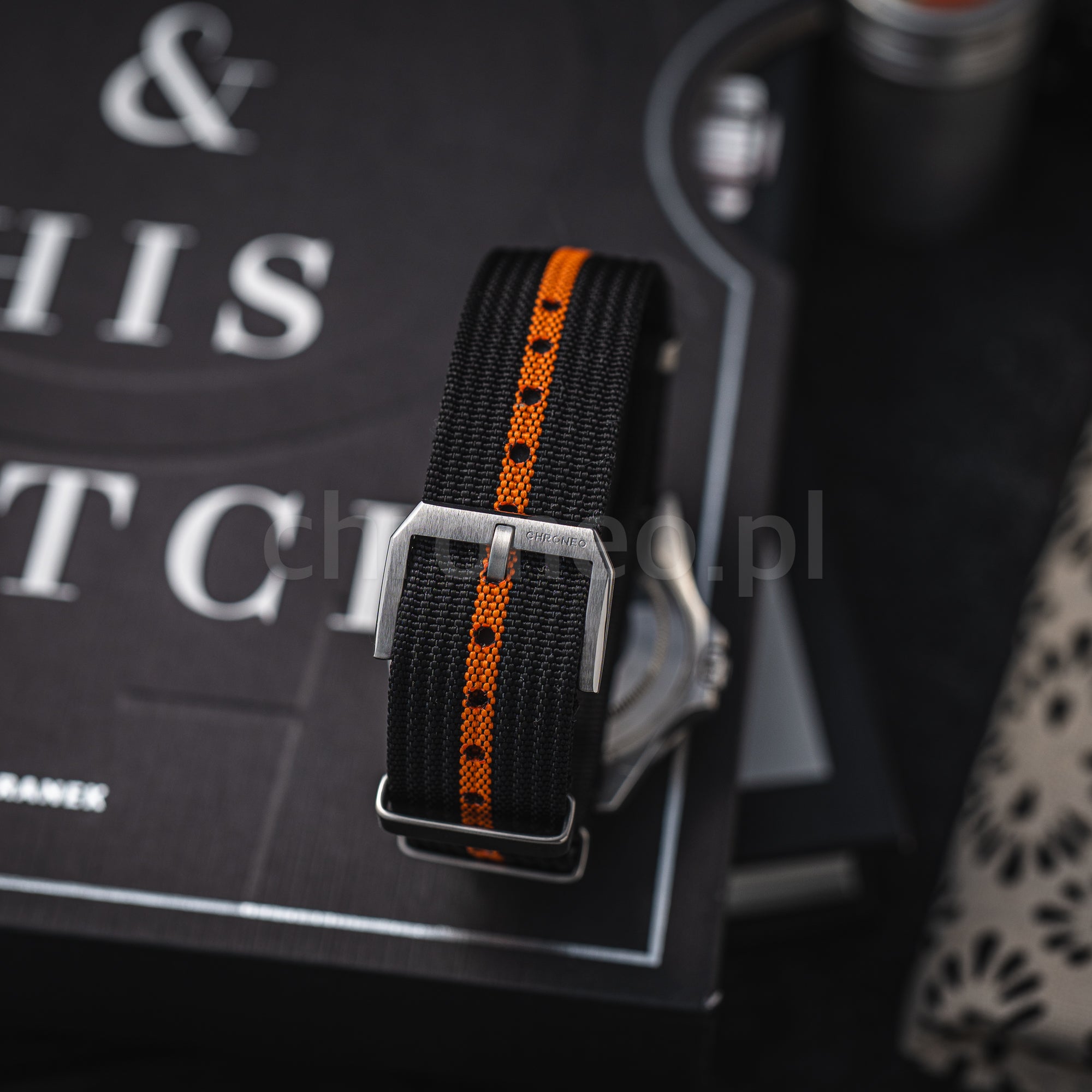 NATO Black/Orange - Czarno-pomarańczowy