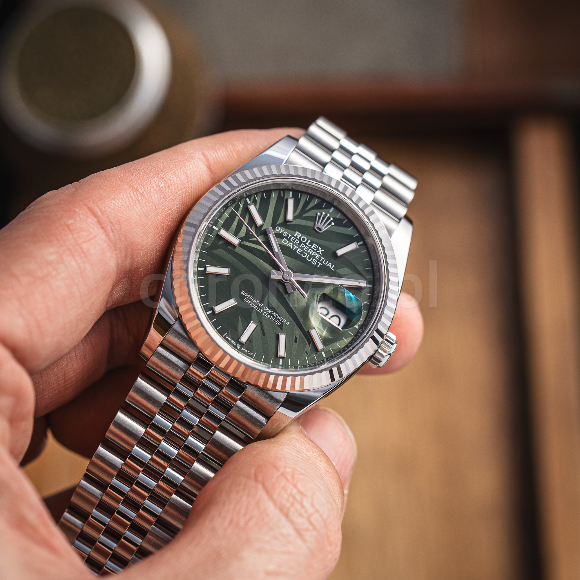 Rolex Datejust 36 mm ref. 126234 palm