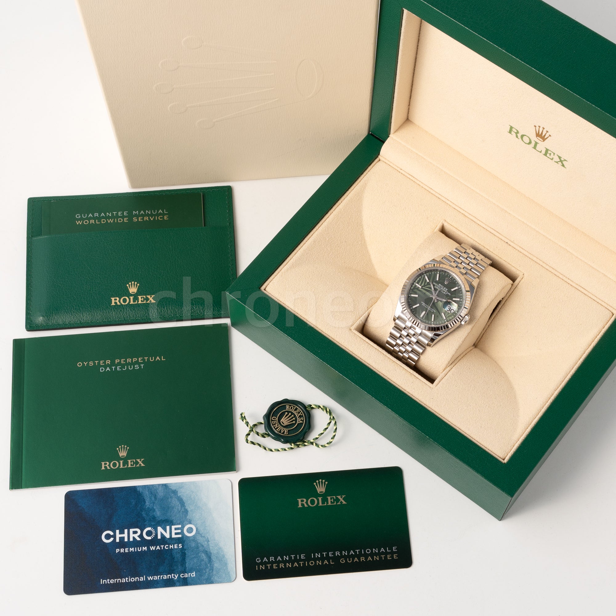 Rolex Datejust 36 126234 Palm dial