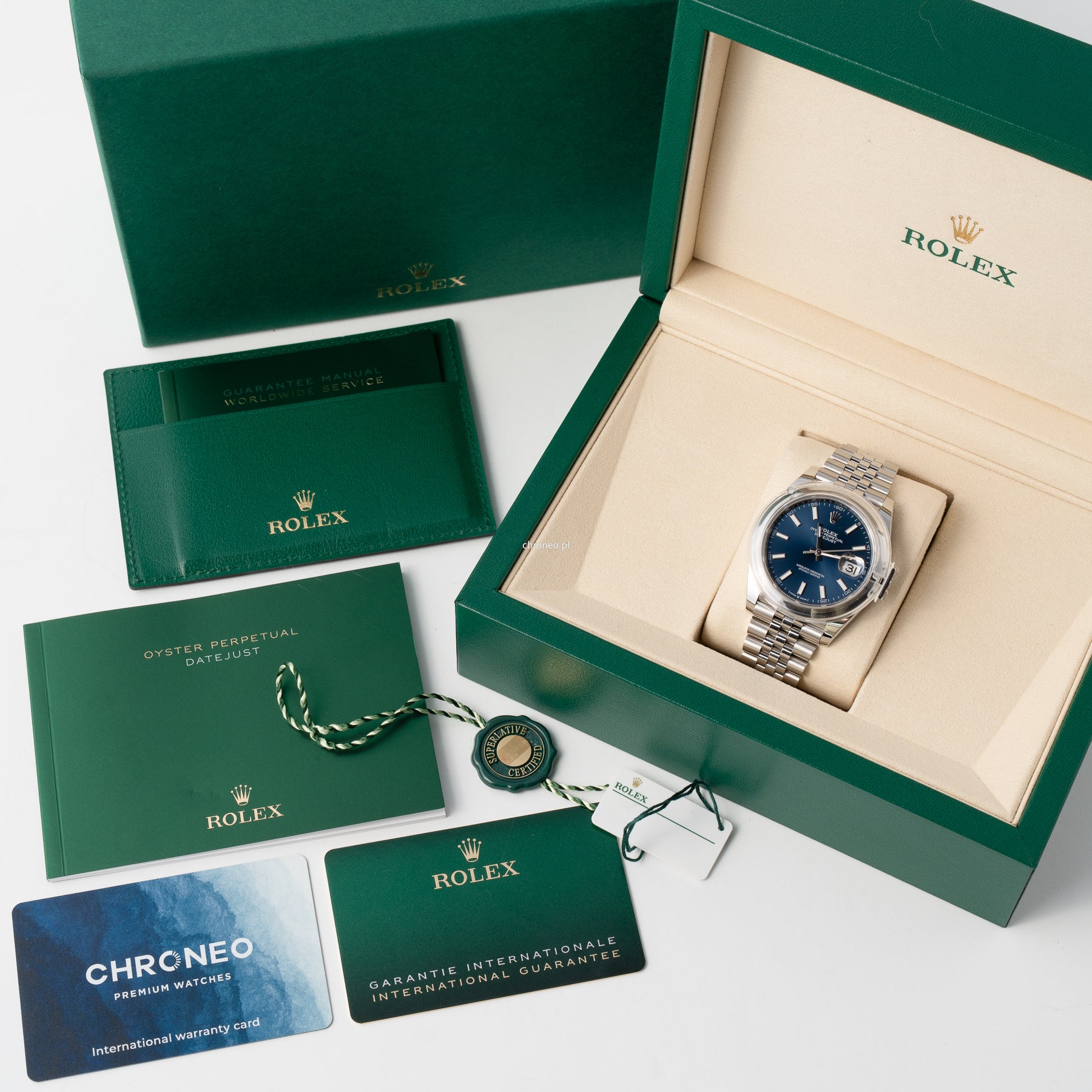 Rolex Datejust 41 126300 blue jubilee