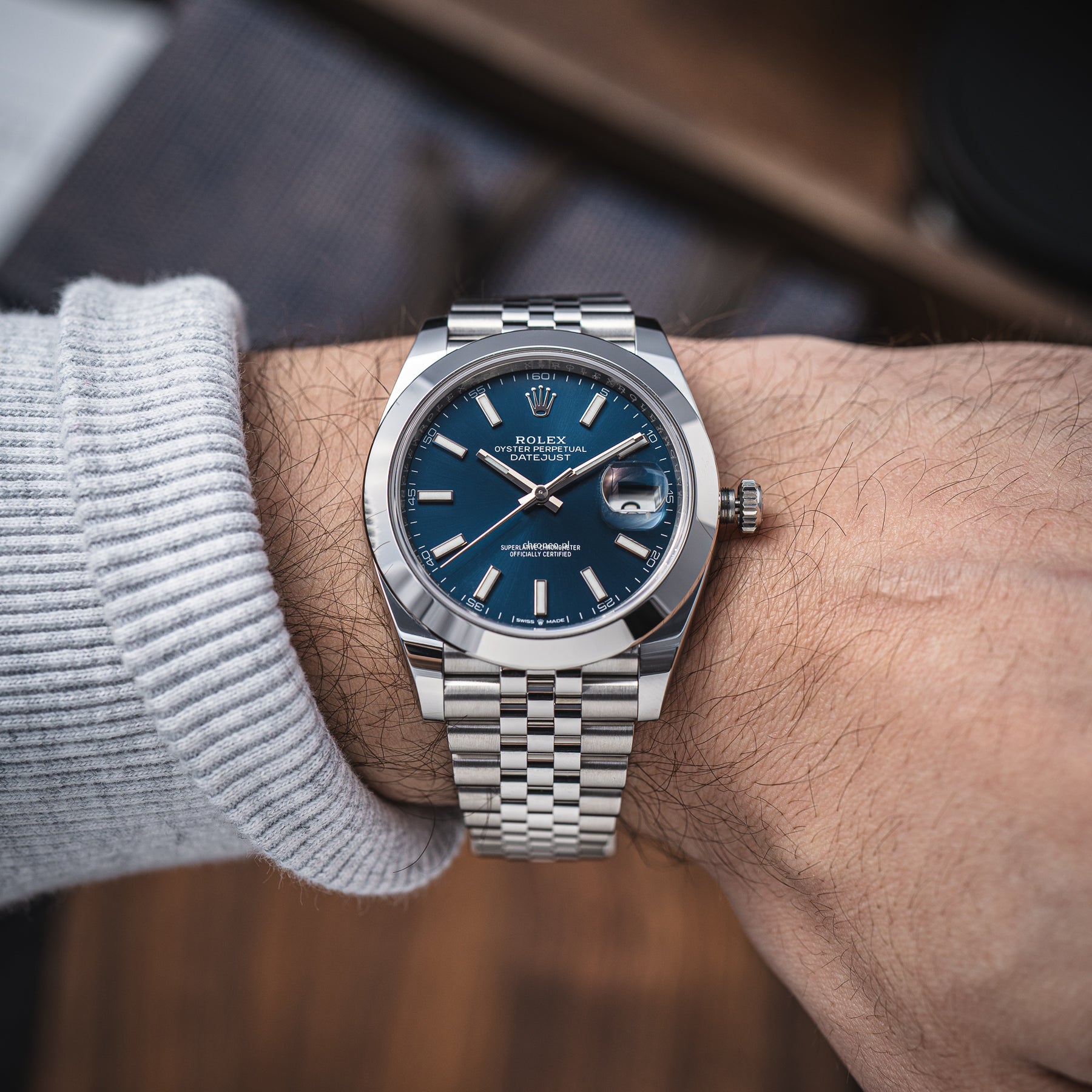 Rolex Datejust 41 126300 blue jubilee