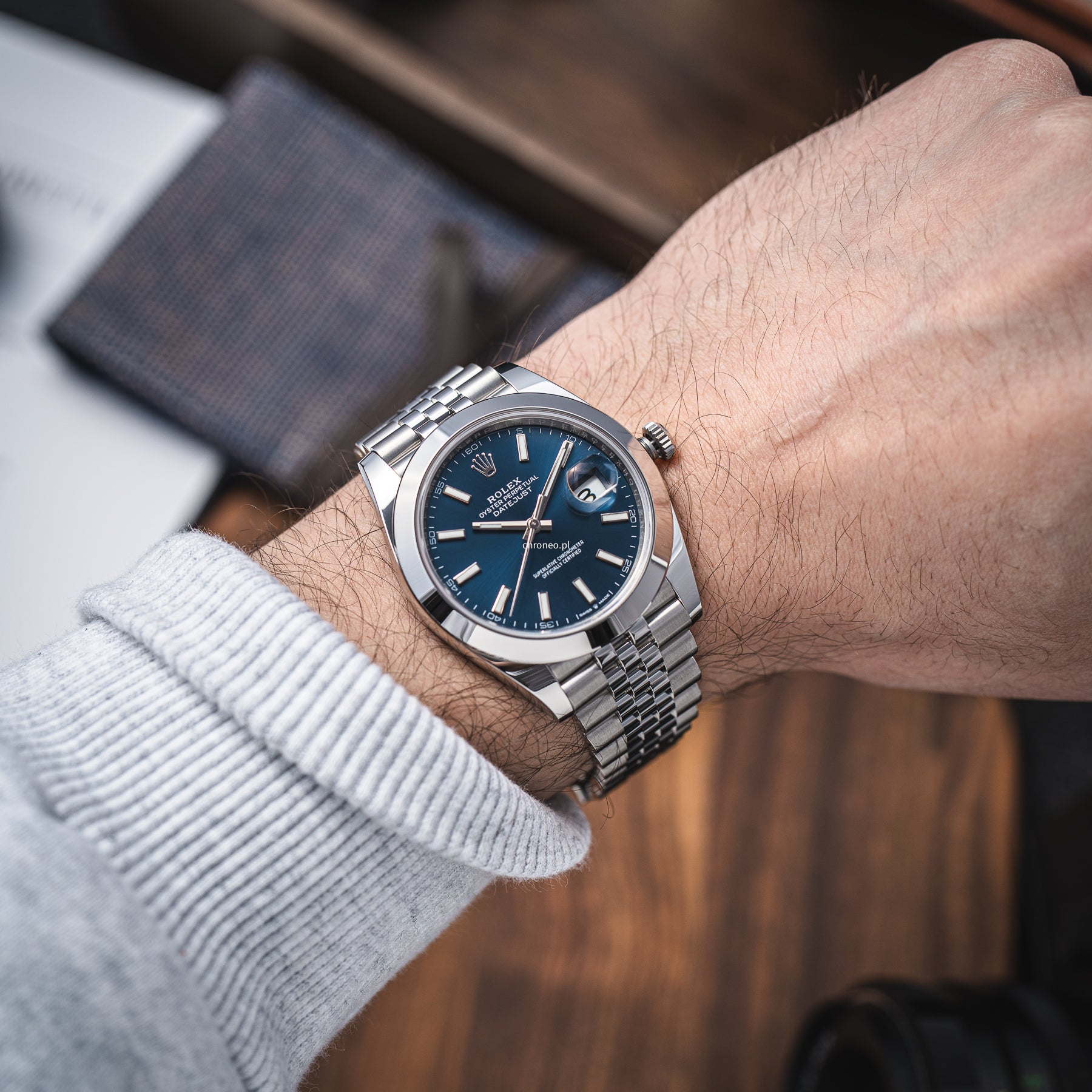 Rolex Datejust 41 126300 blue jubilee