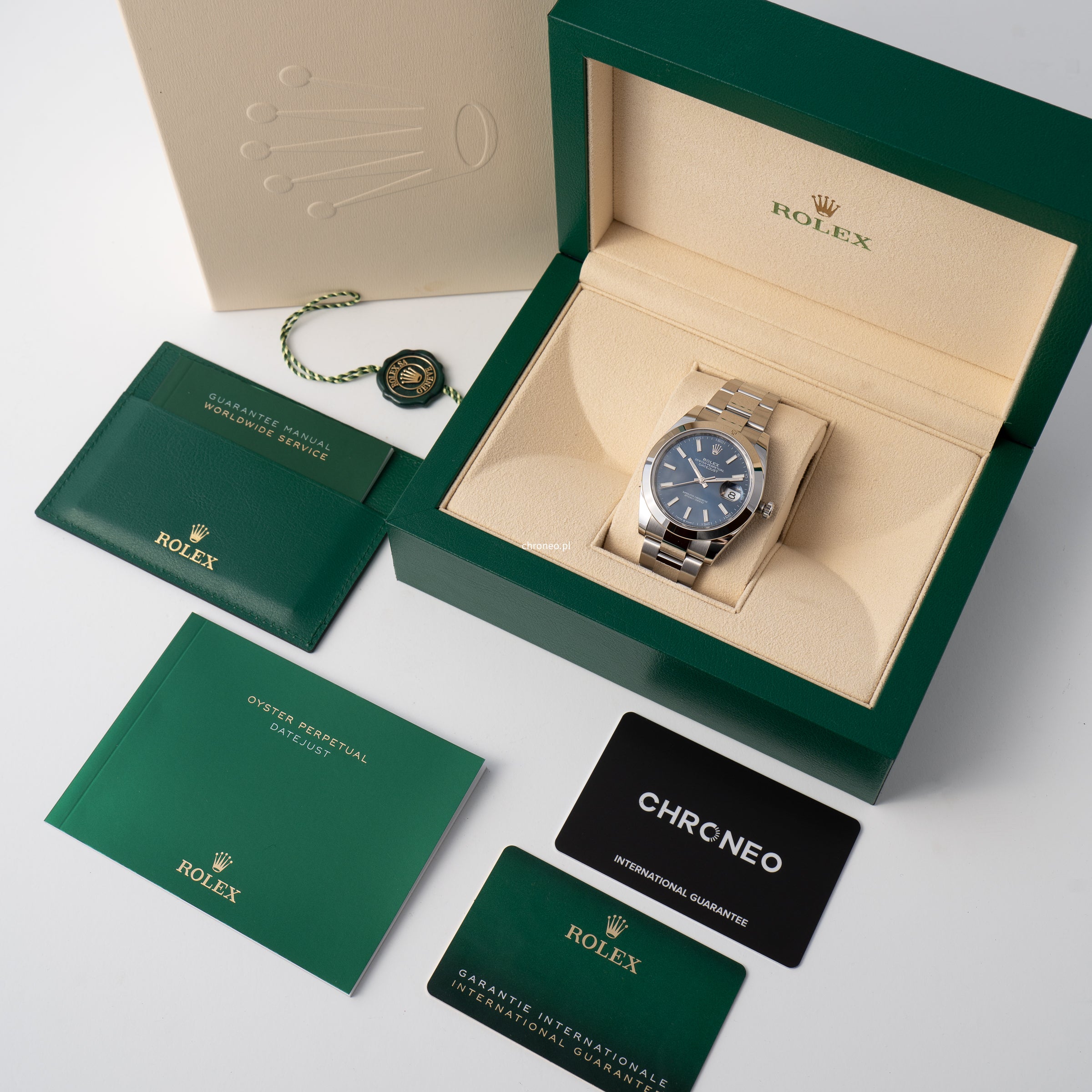 Rolex Datejust 41 mm ref. 126300 blue dial