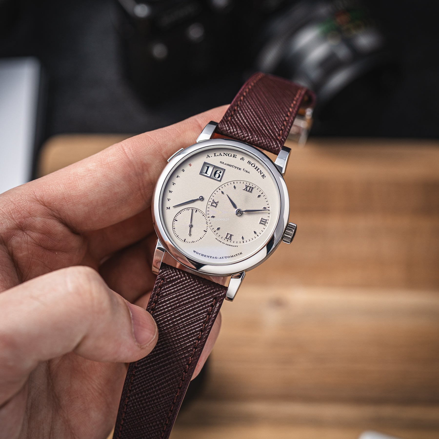 A. Lange & Söhne Lange 1 Daymatic Watch 39.5 mm ref. 320.025/LS3202AA