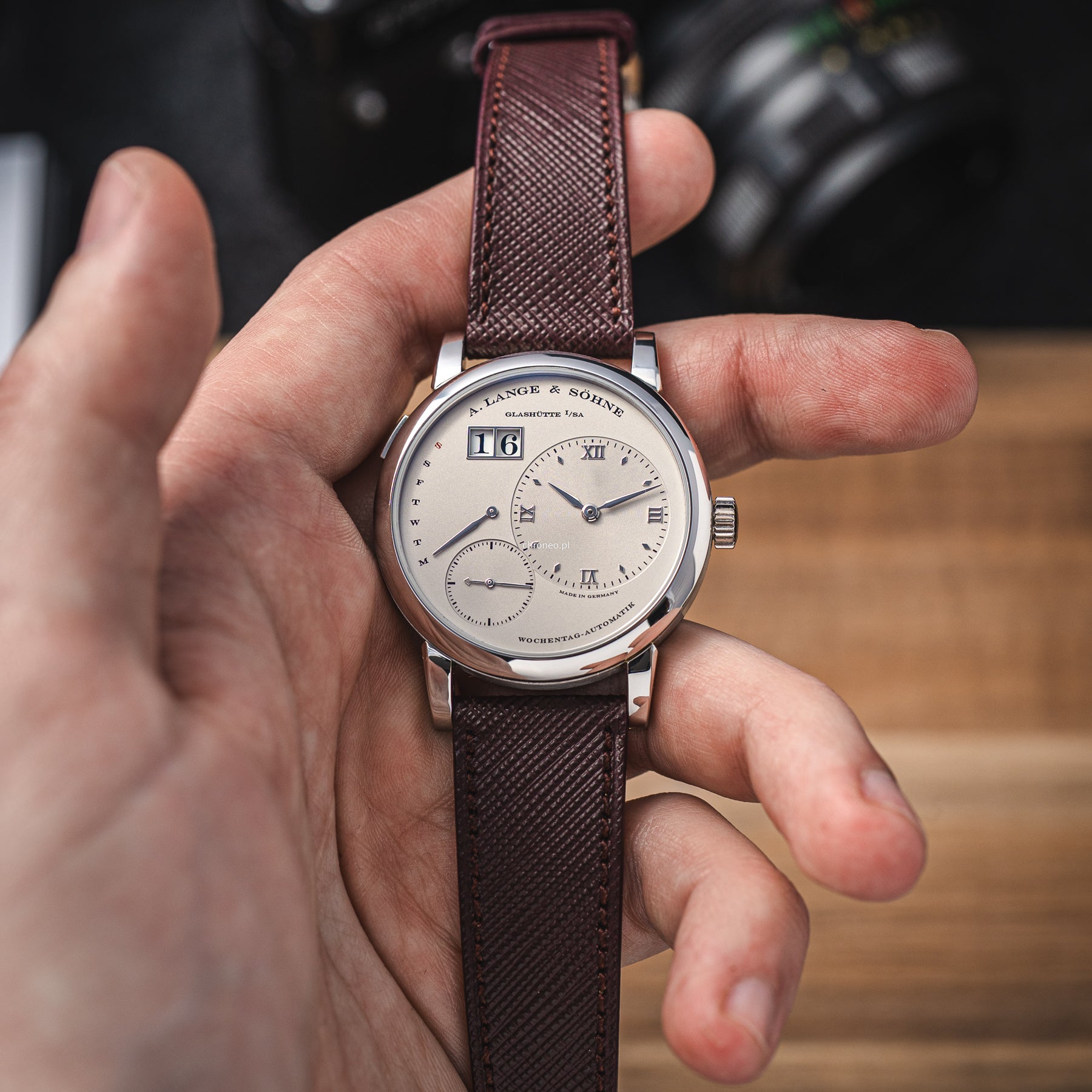 A. Lange & Söhne Lange 1 Daymatic Watch 39.5 mm ref. 320.025/LS3202AA