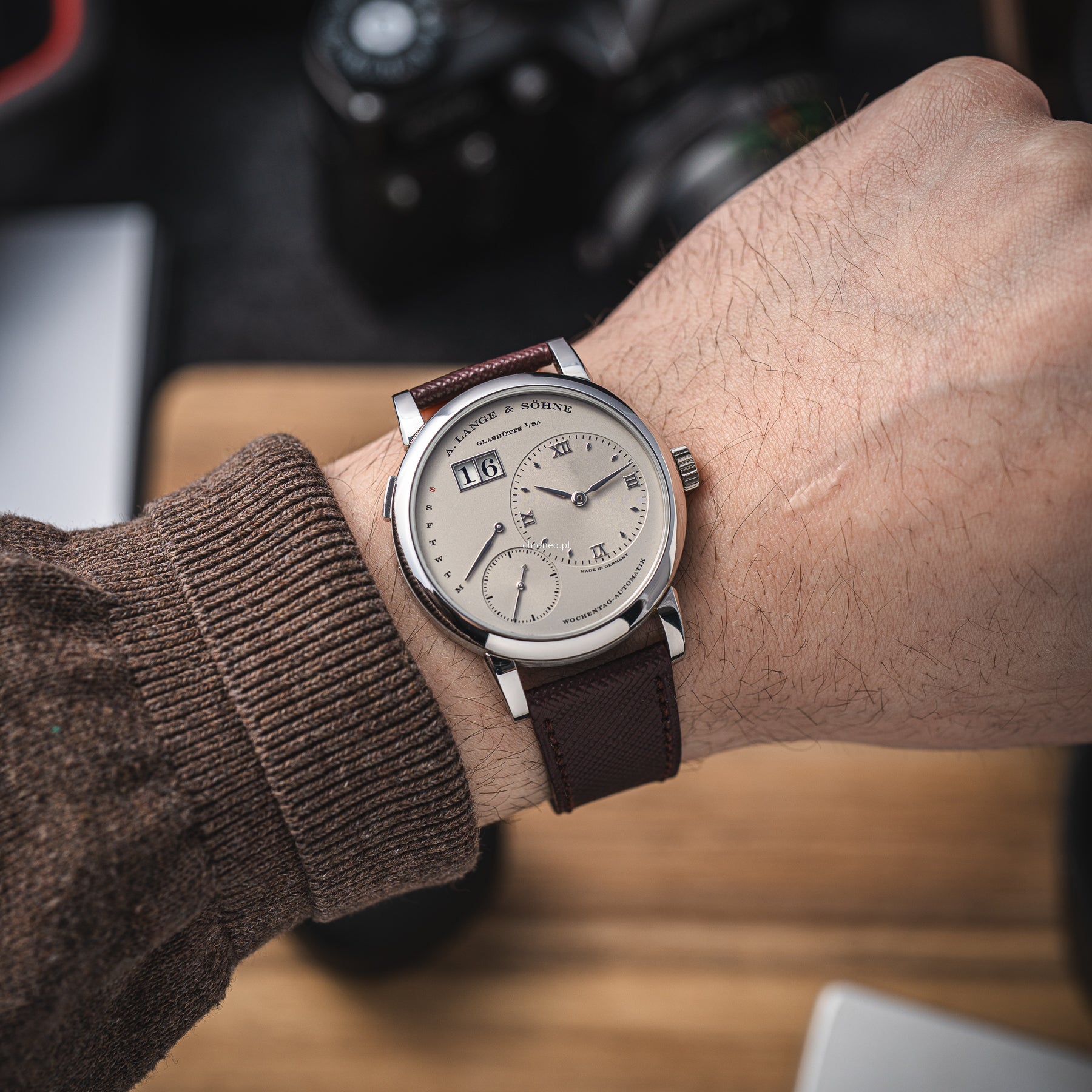 A. Lange & Söhne Lange 1 Daymatic Watch 39.5 mm ref. 320.025/LS3202AA