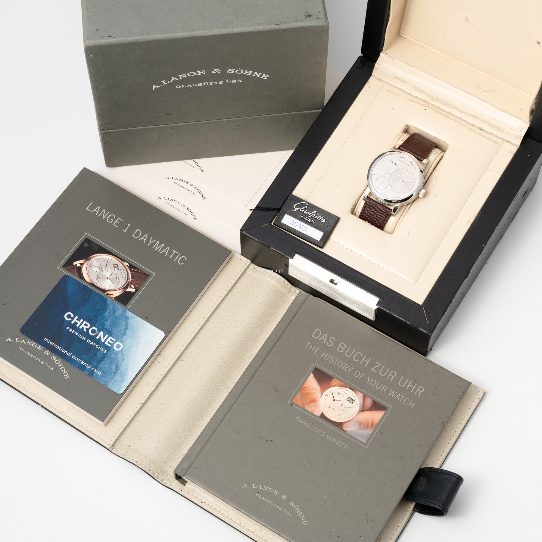 A. Lange & Söhne Lange 1 Daymatic Watch 39.5 mm ref. 320.025/LS3202AA
