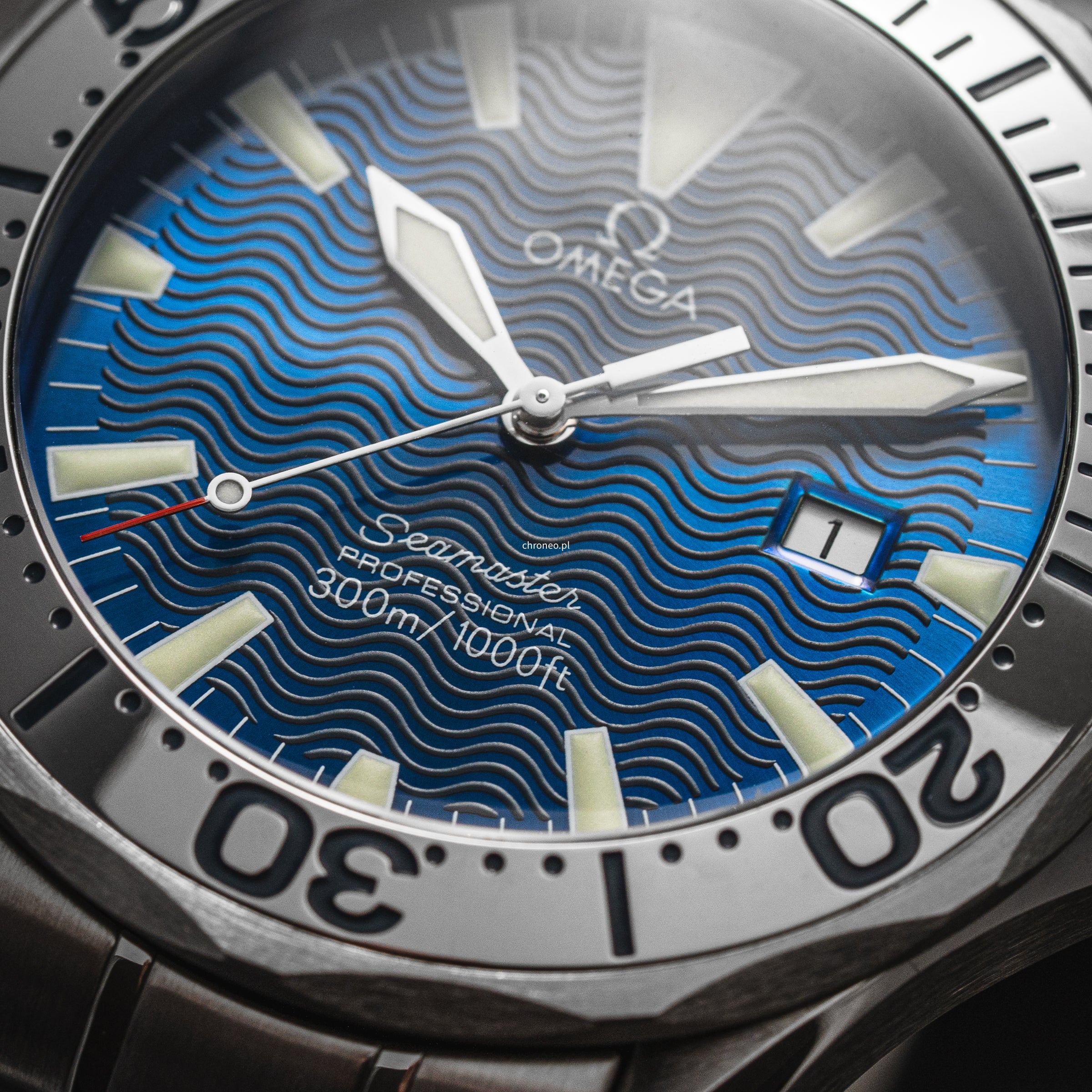 Omega Seamaster Professional 300m Electric Blue 41 mm ref. 22658000