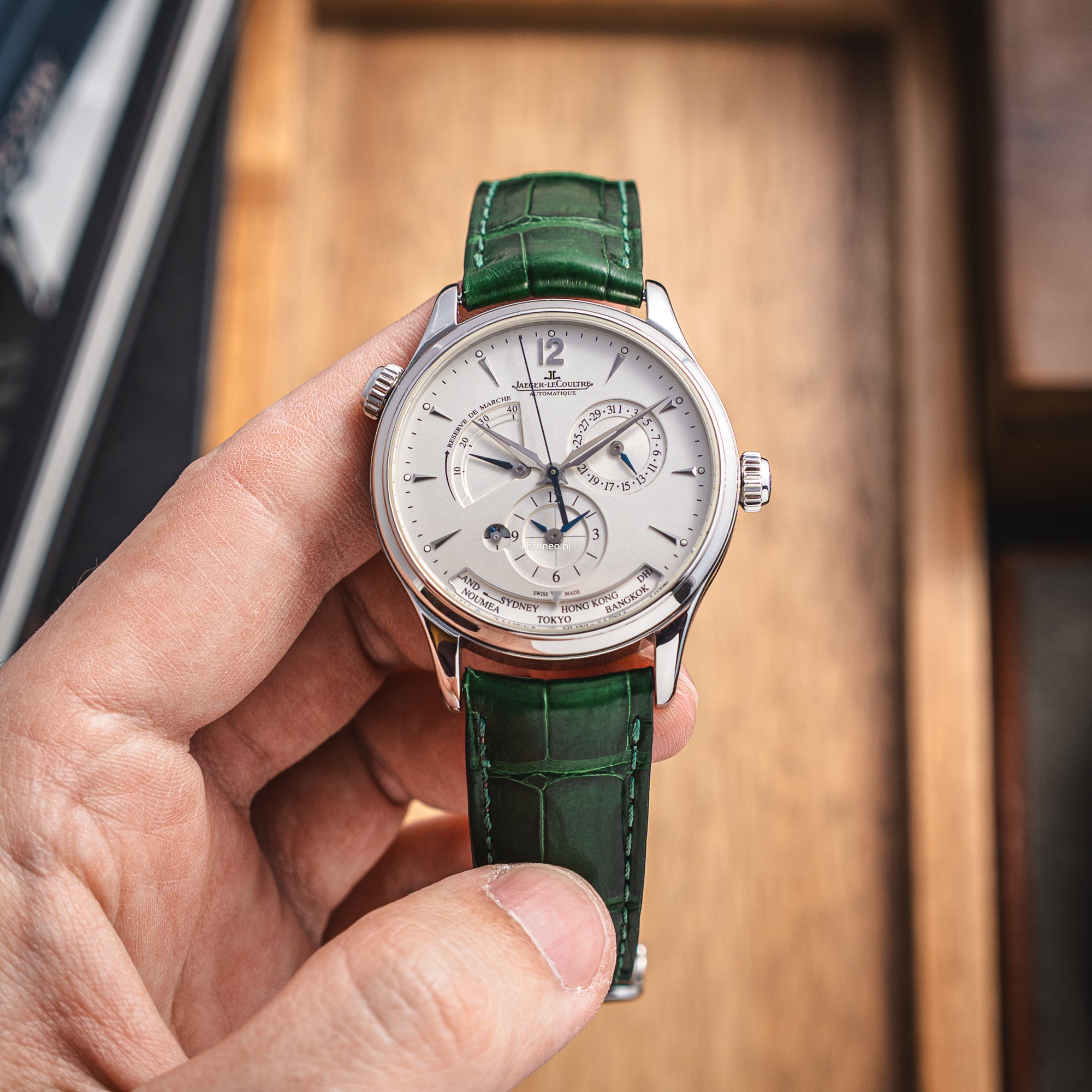 Jaeger-LeCoultre Master Geographic 39 mm ref. 176.8.29.S
