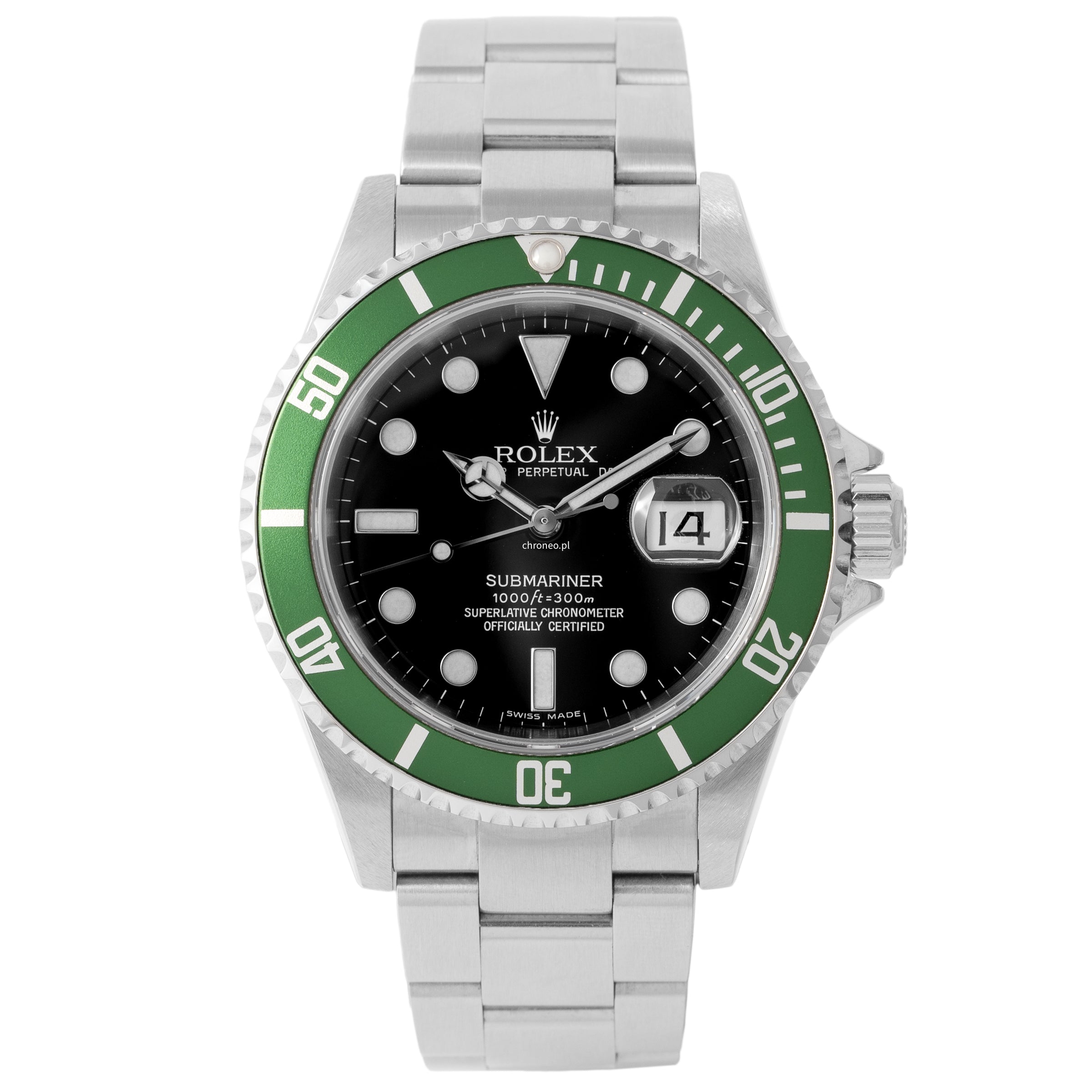 Rolex Submariner Date 40 mm ref. 16610LV "Kermit"