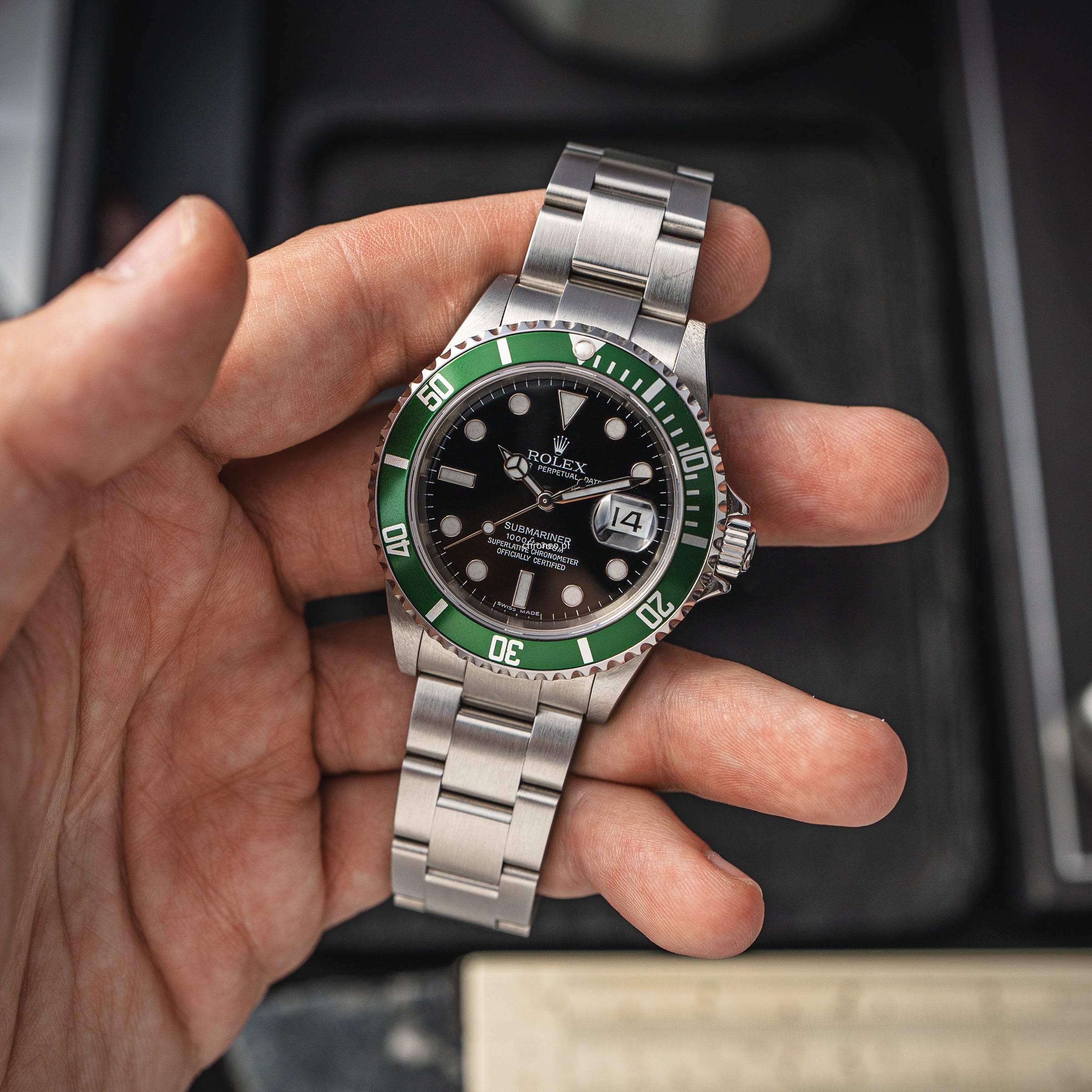 Rolex Submariner Date 40 mm ref. 16610LV "Kermit"