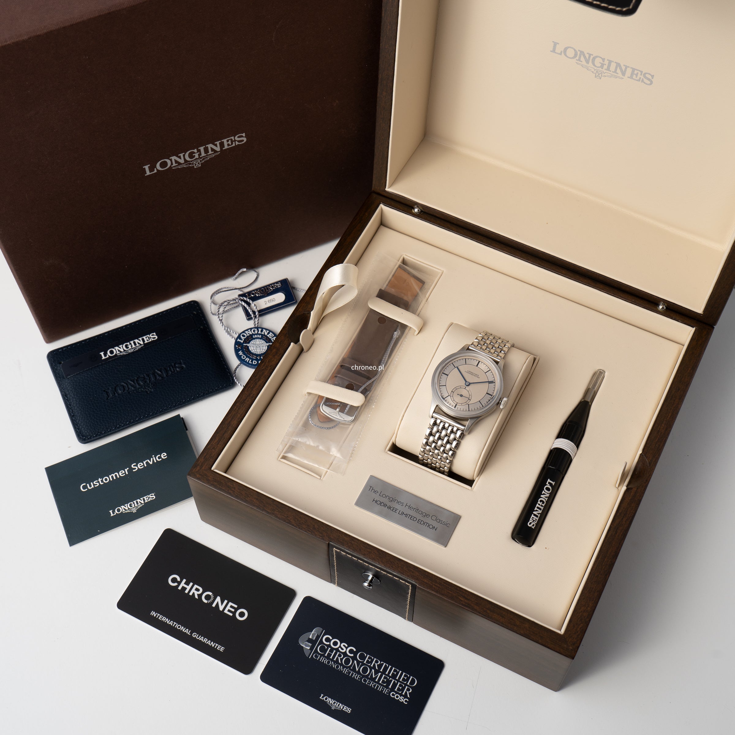 Longines Classic Limited Edition For Hodinkee Heritage ref. L2.828.4.72.2