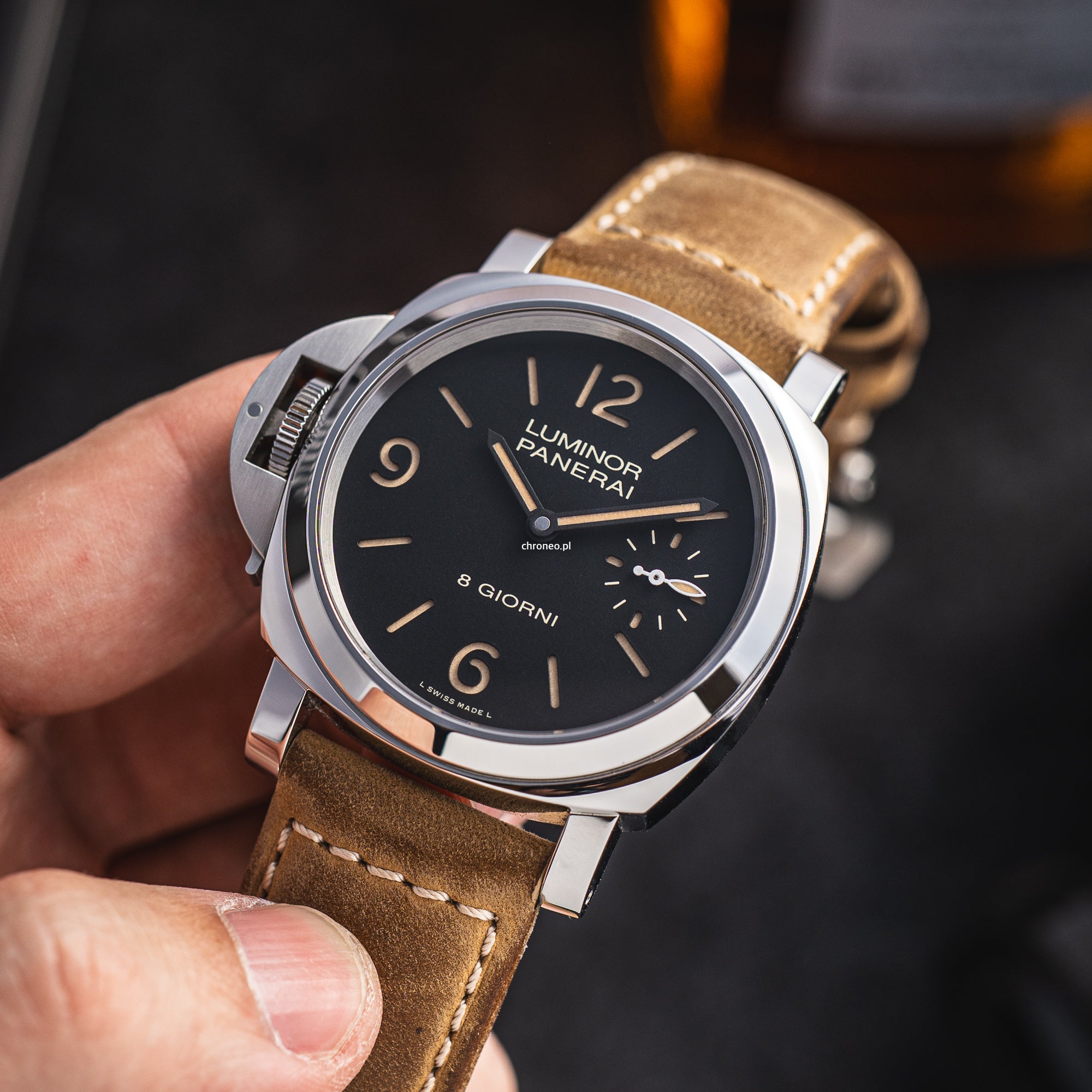 Panerai Luminor Destro Otto Giorni 44 mm ref. PAM01655