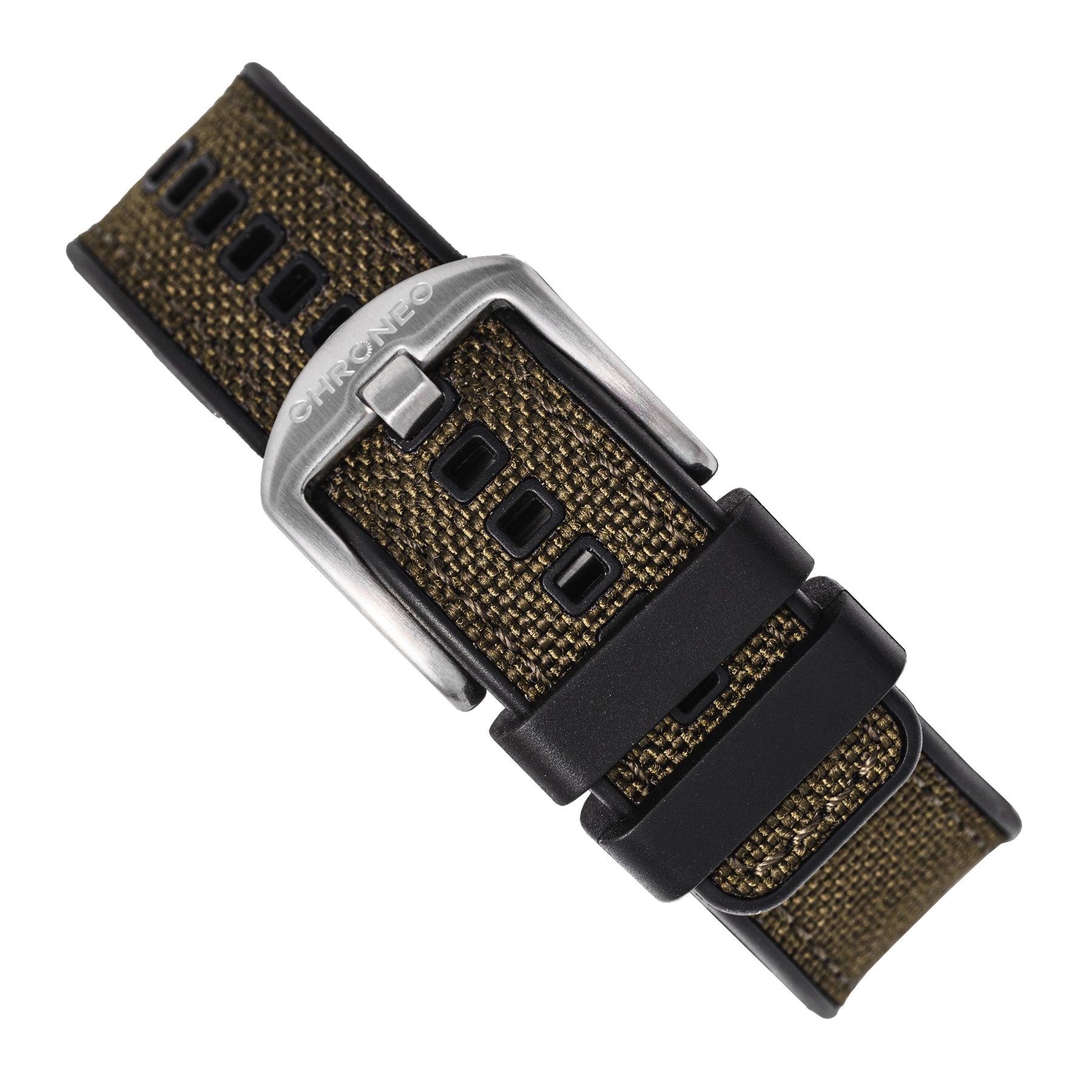Pasek gumowy Hybrid Canvas Green - zielony
