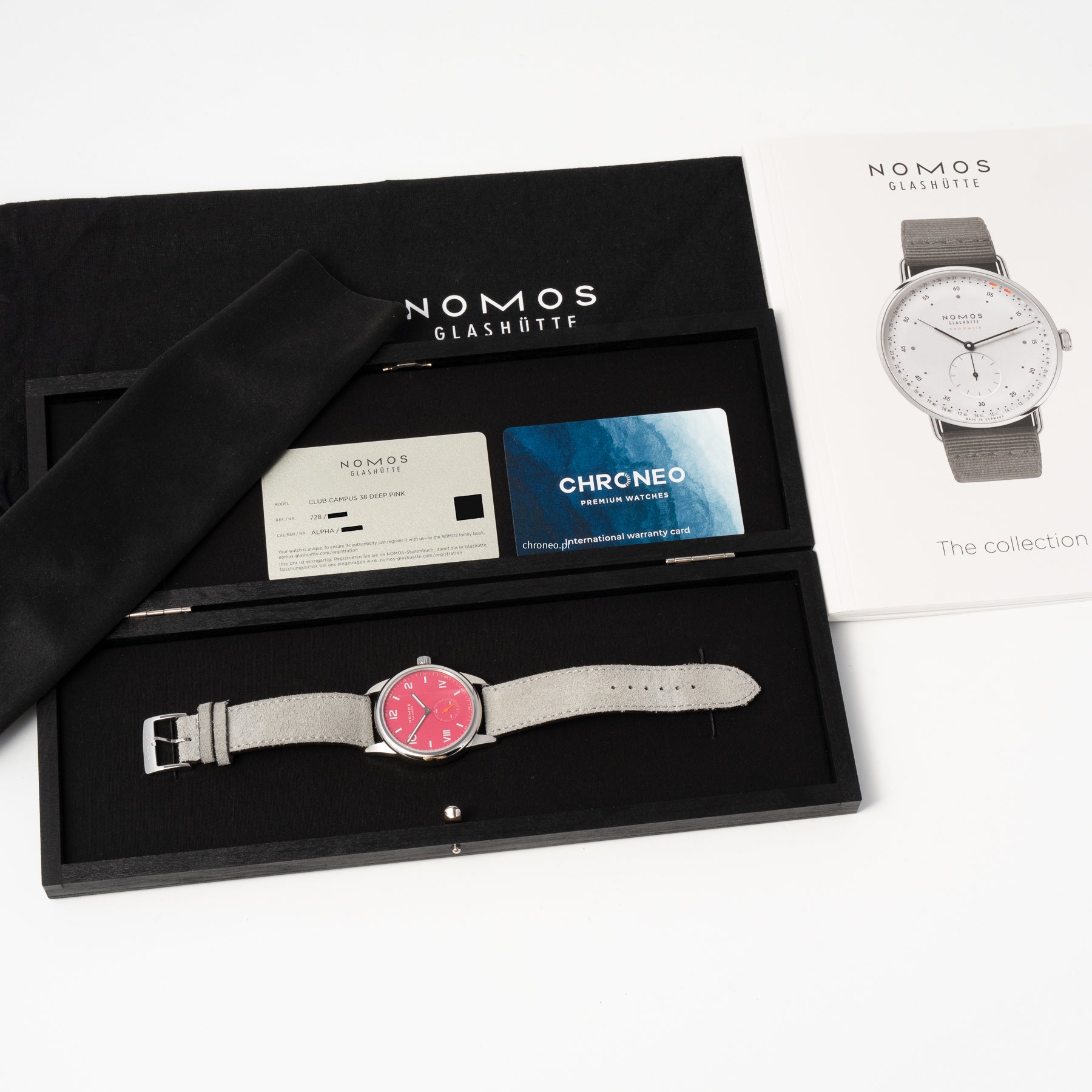 NOMOS Club Campus 38 mm Deep Pink ref. 728