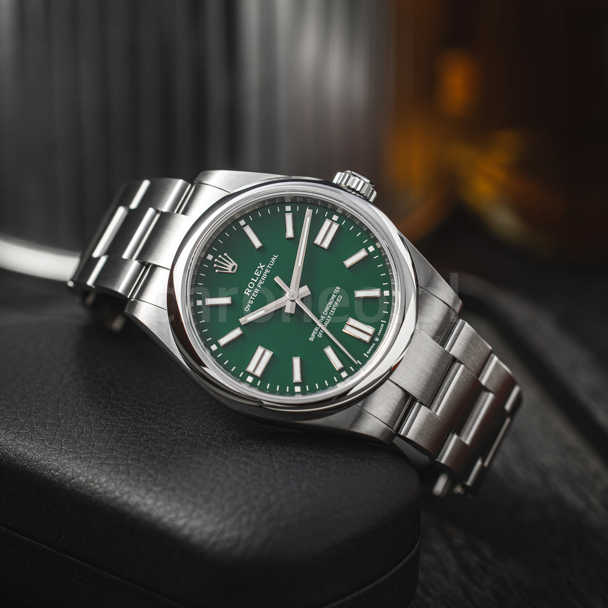 Rolex Oyster Perpetual Stainless Dial 41 134300 Green
