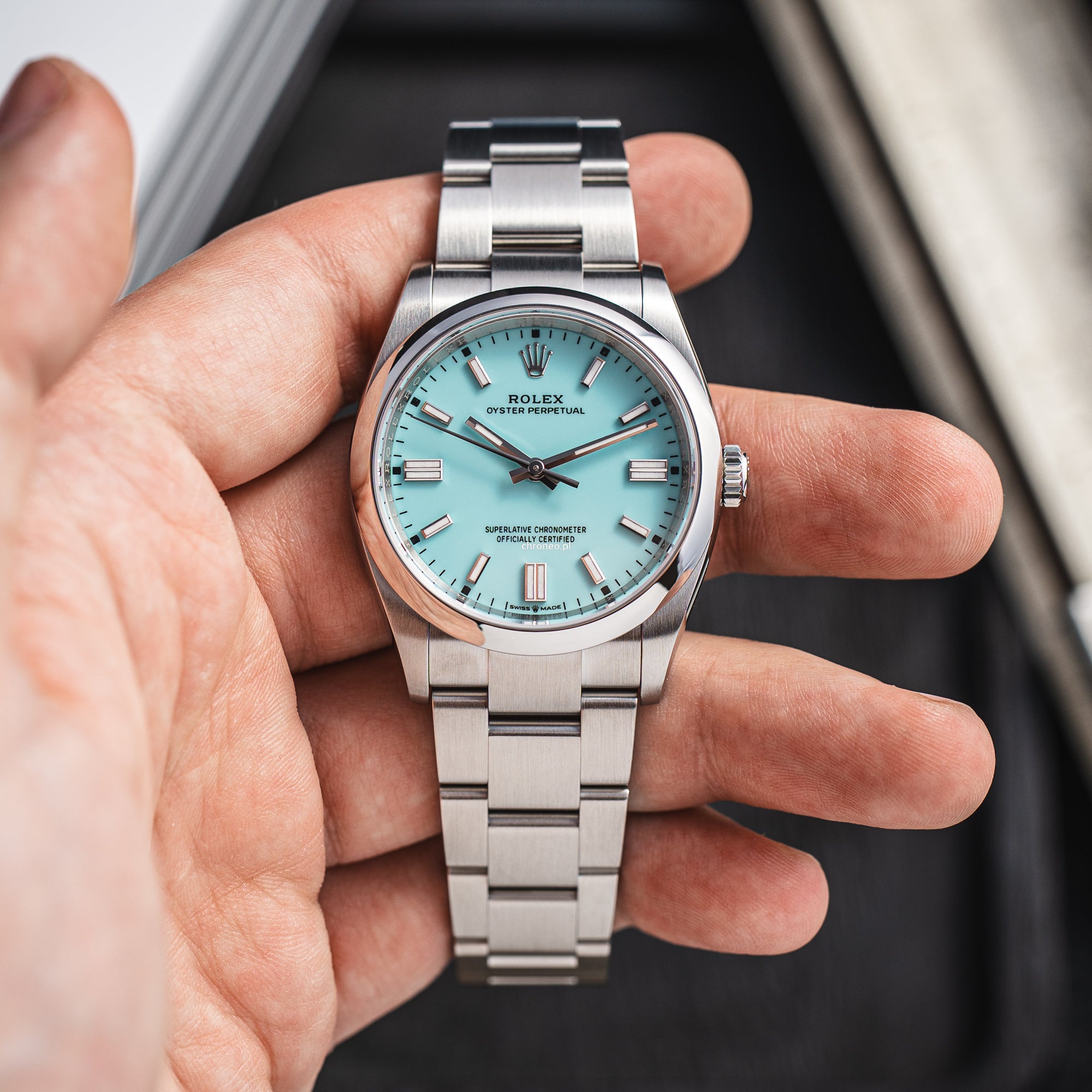 Rolex Oyster Perpetual 36mm ref. 126000 Tiffany blue