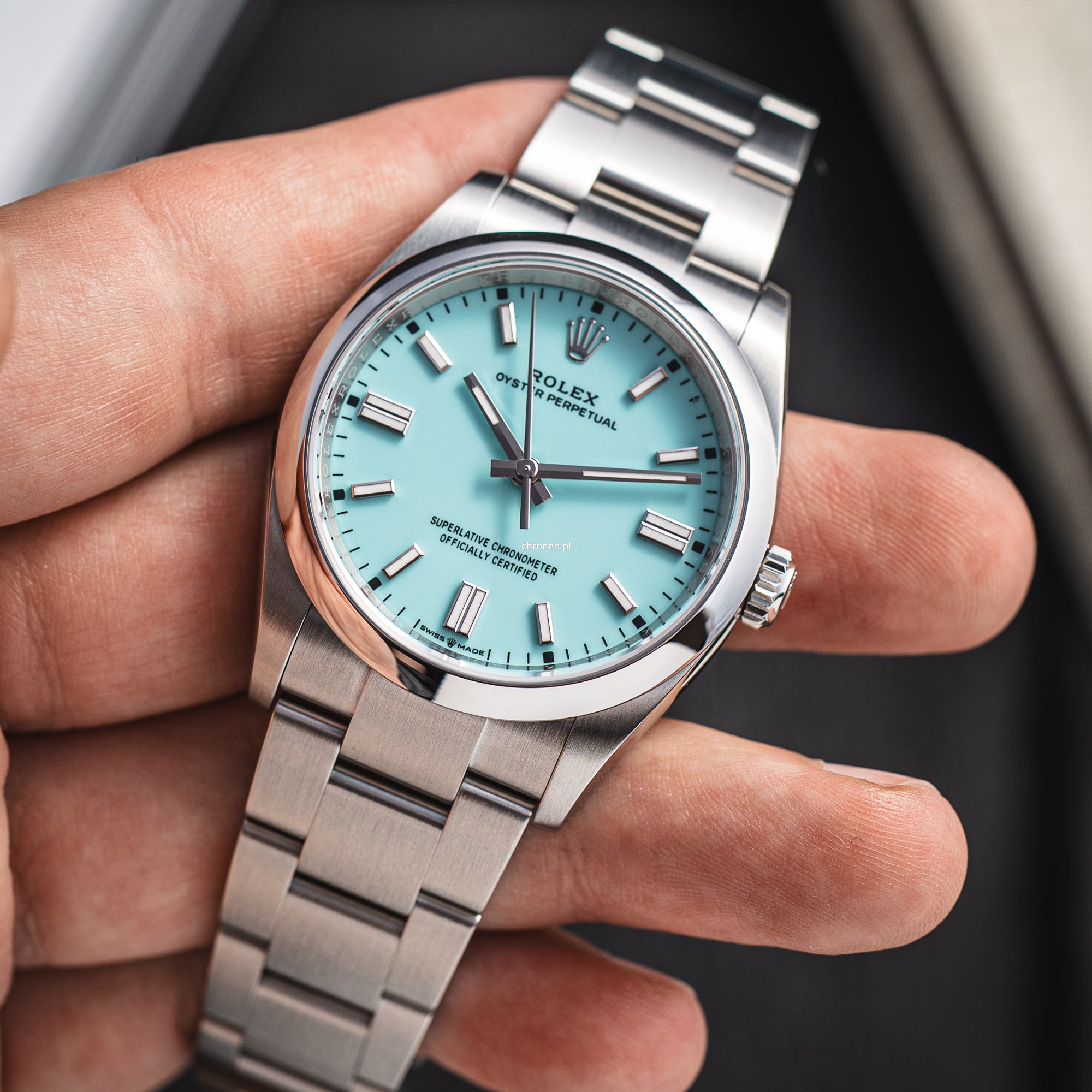 Rolex Oyster Perpetual 36mm ref. 126000 Tiffany blue