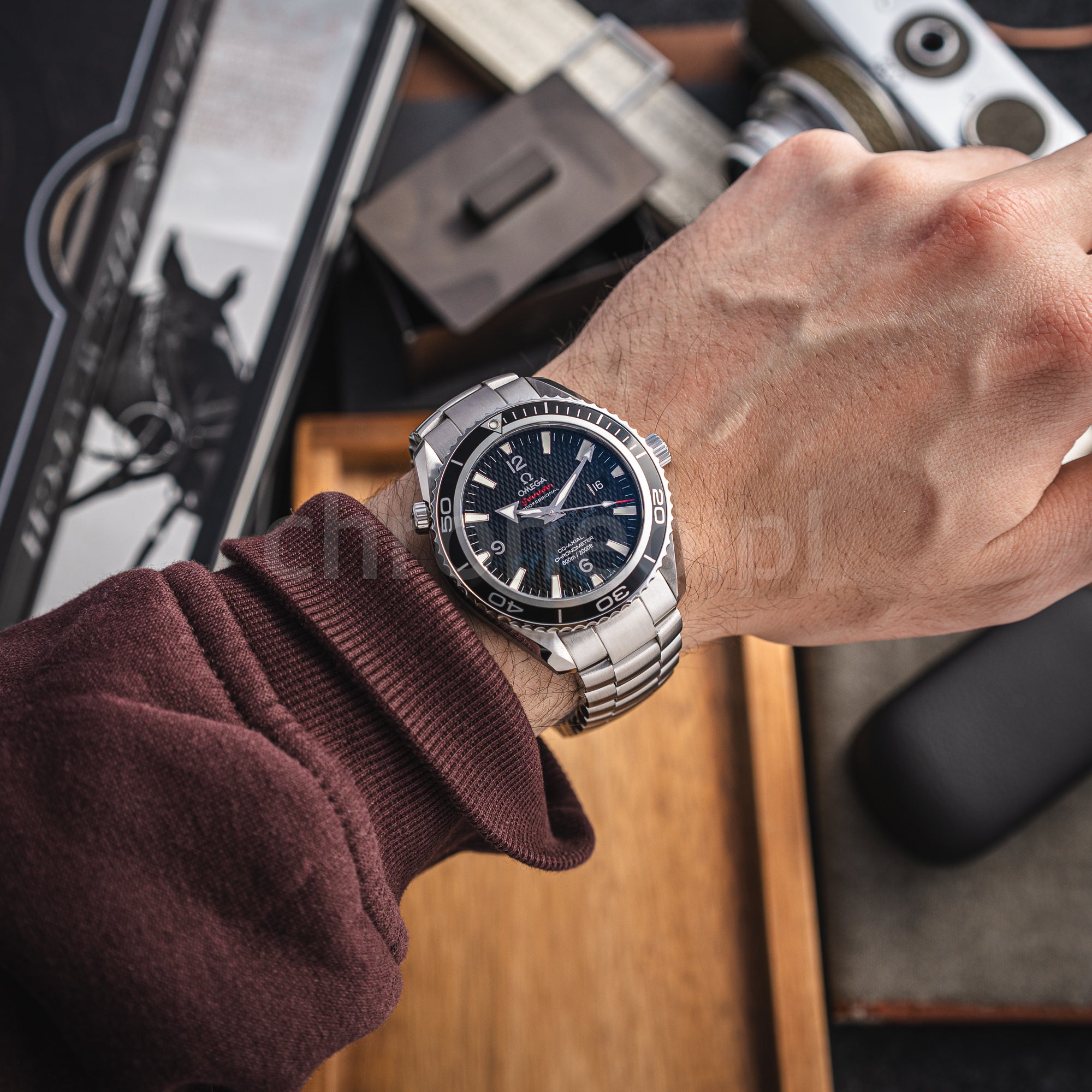 Omega Seamaster Planet Ocean Quantum Of Solace ref. 222.30.46.20.01.001