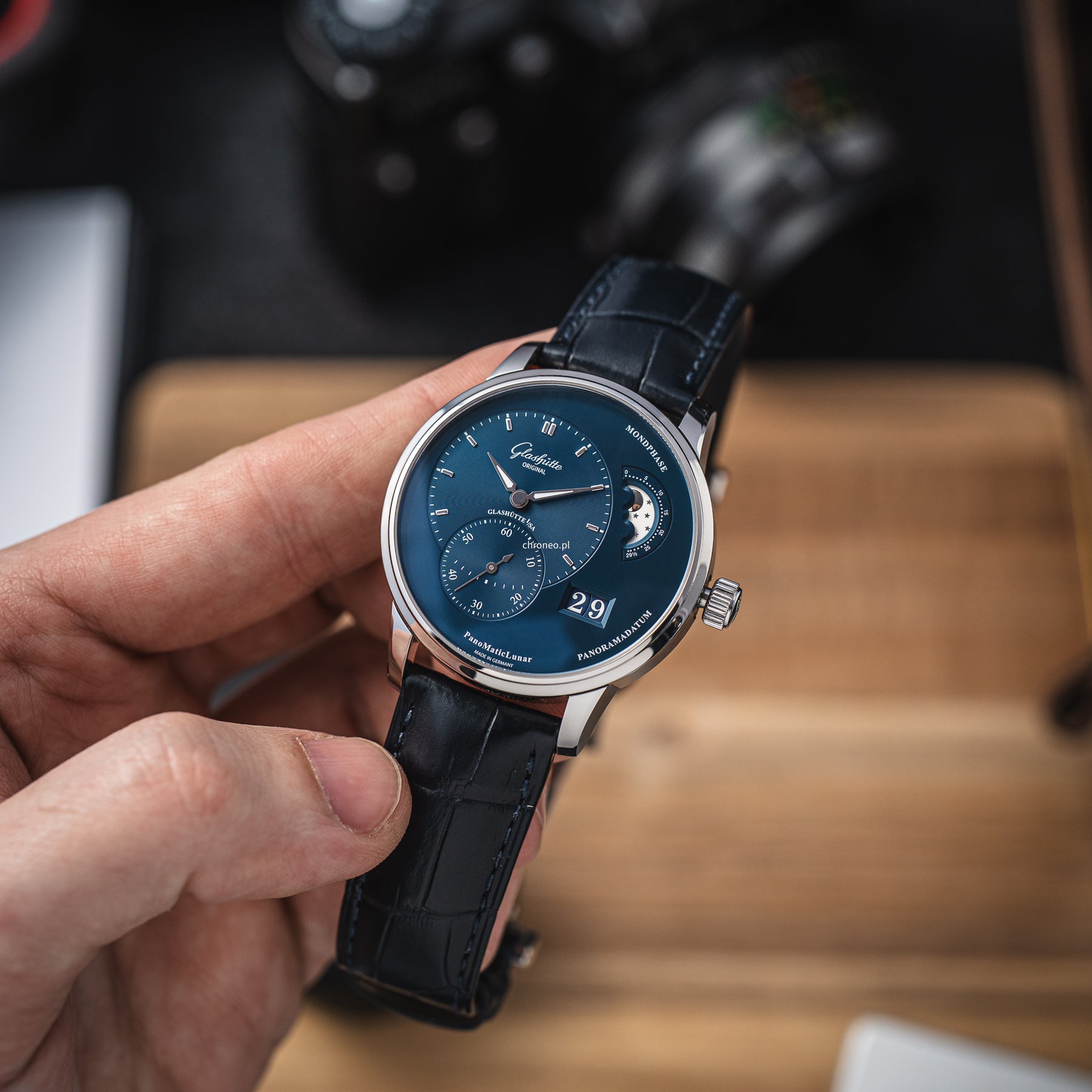 Glashütte Original Panomaticlunar 40 mm ref. 1-90-02-46-32-35