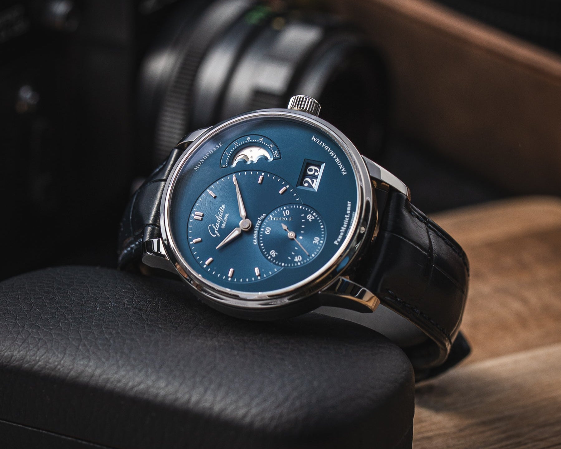 Glashütte Original Panomaticlunar 40 mm ref. 1-90-02-46-32-35