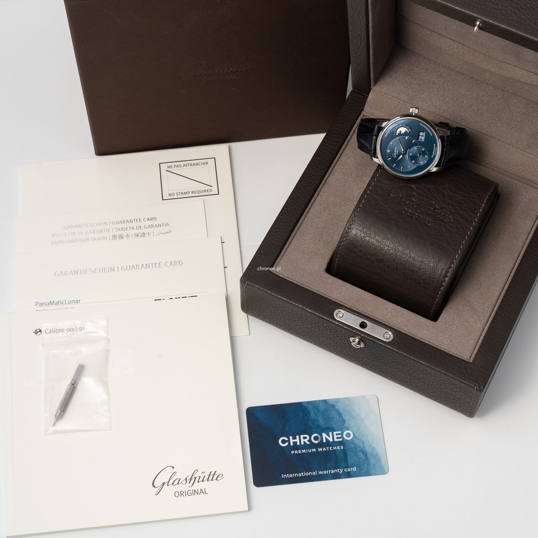 Glashütte Original Panomaticlunar 40 mm ref. 1-90-02-46-32-35