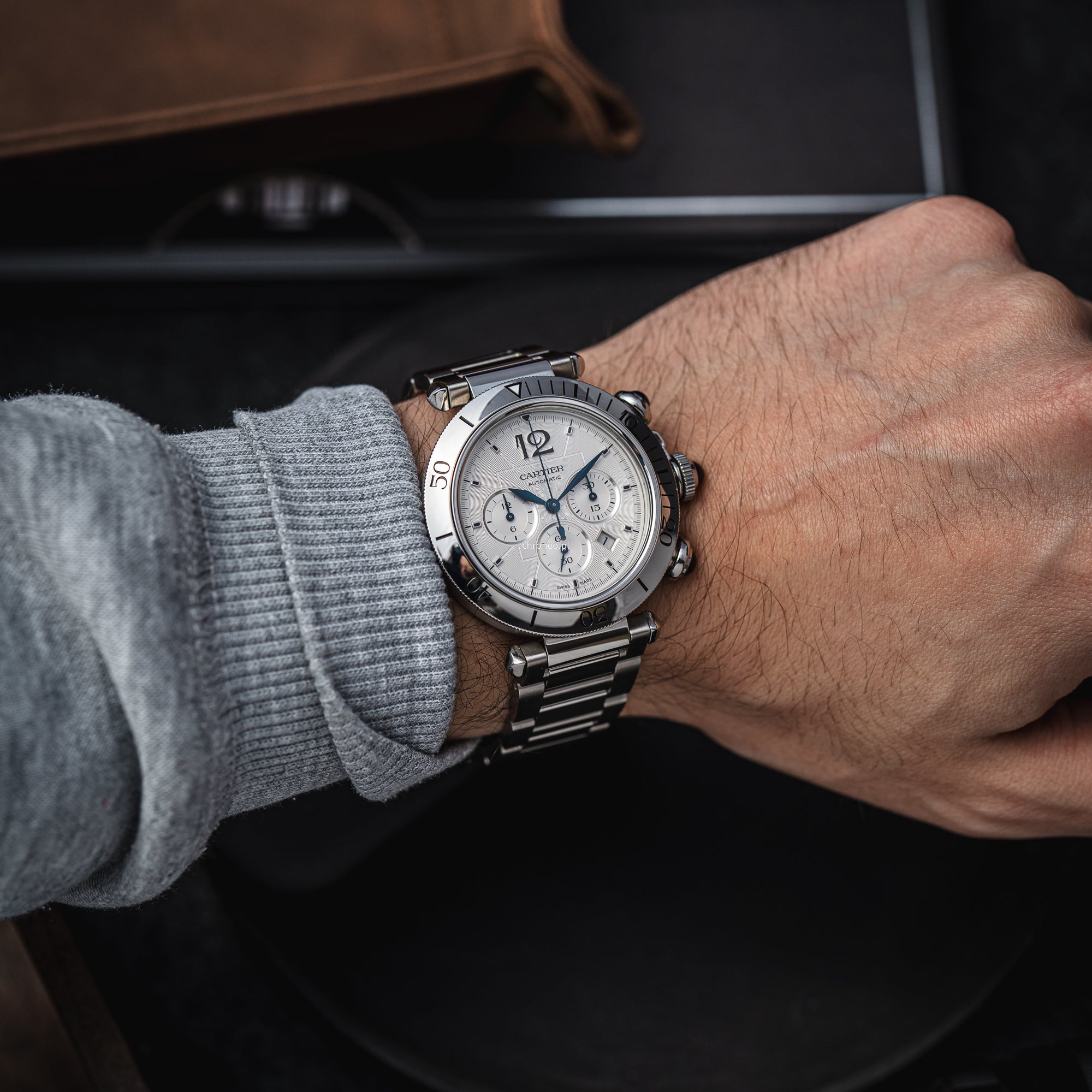 Cartier Pasha Chronograph Watch 41mm ref. WSPA0018