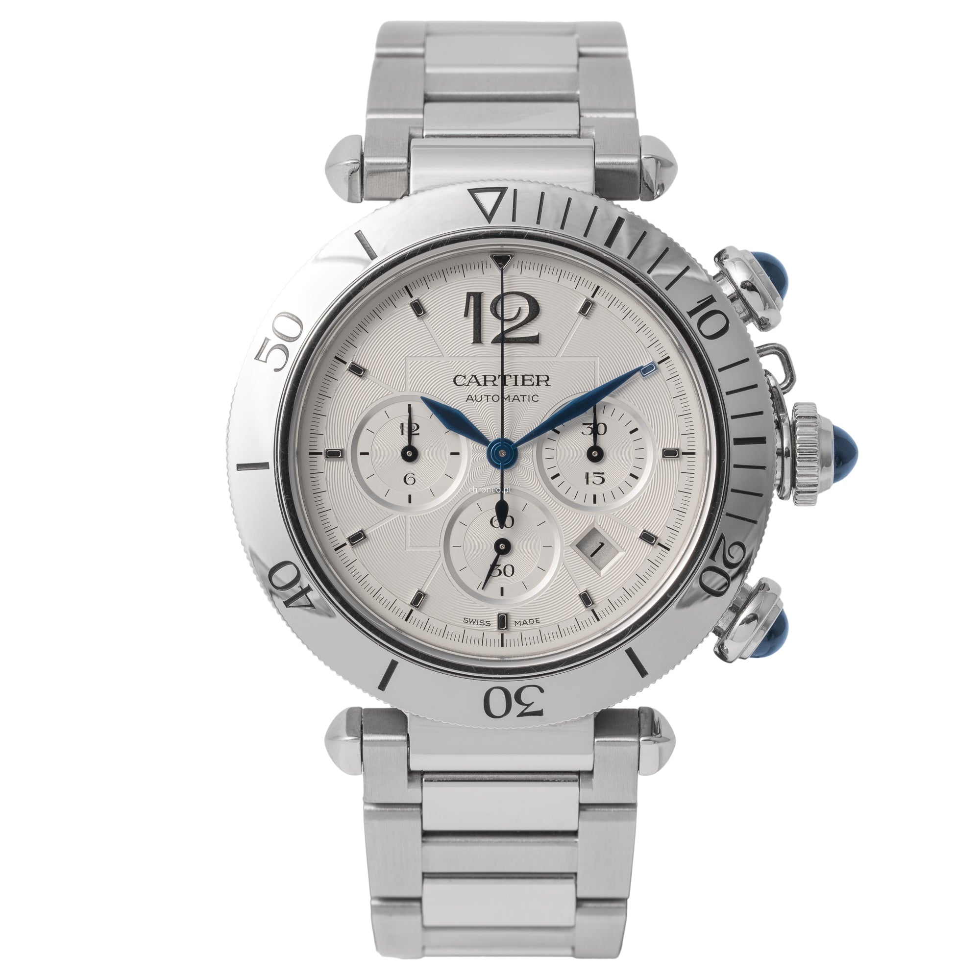 Cartier Pasha Chronograph Watch 41mm ref. WSPA0018