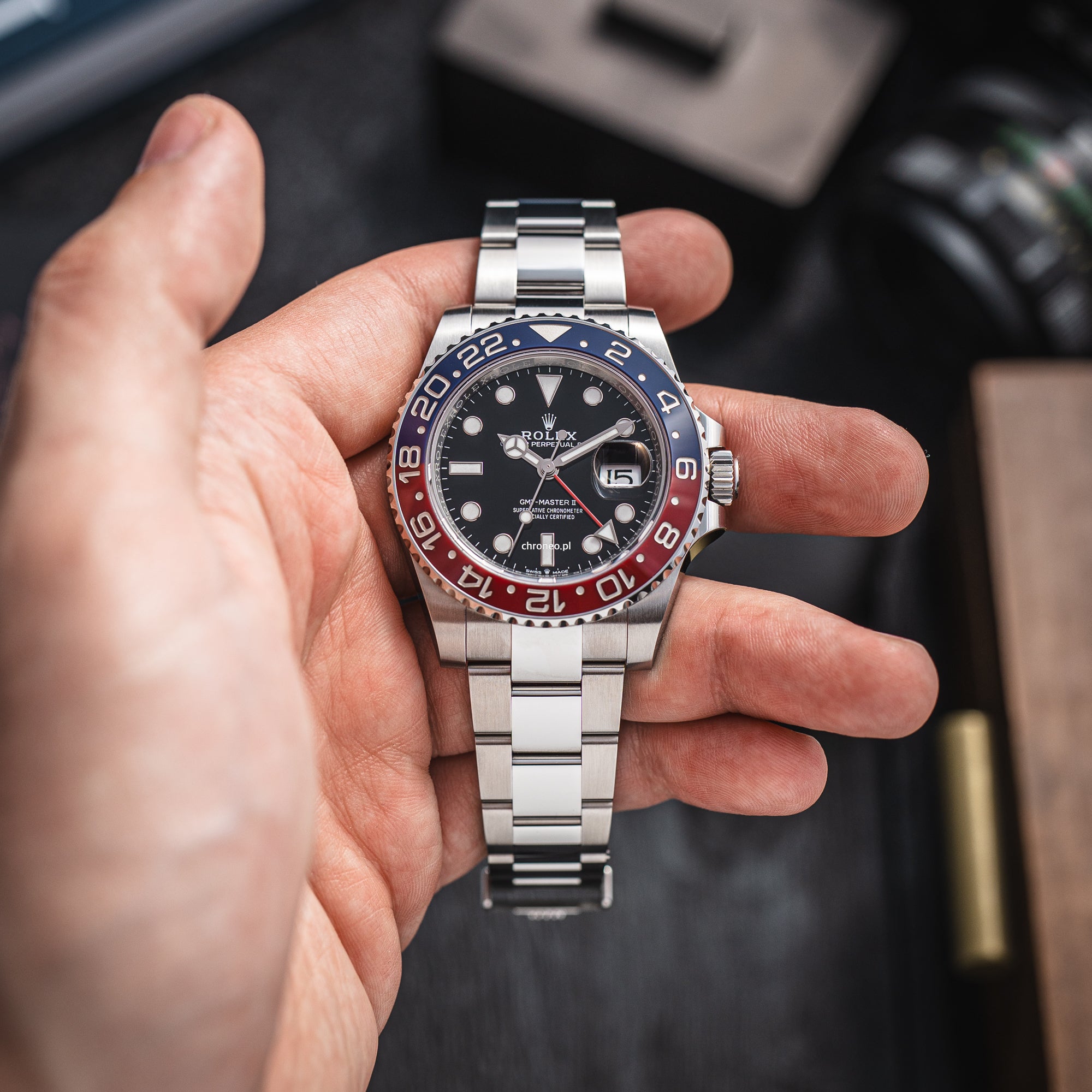 Rolex GMT-Master II 40mm ref. 126710BLRO Pepsi